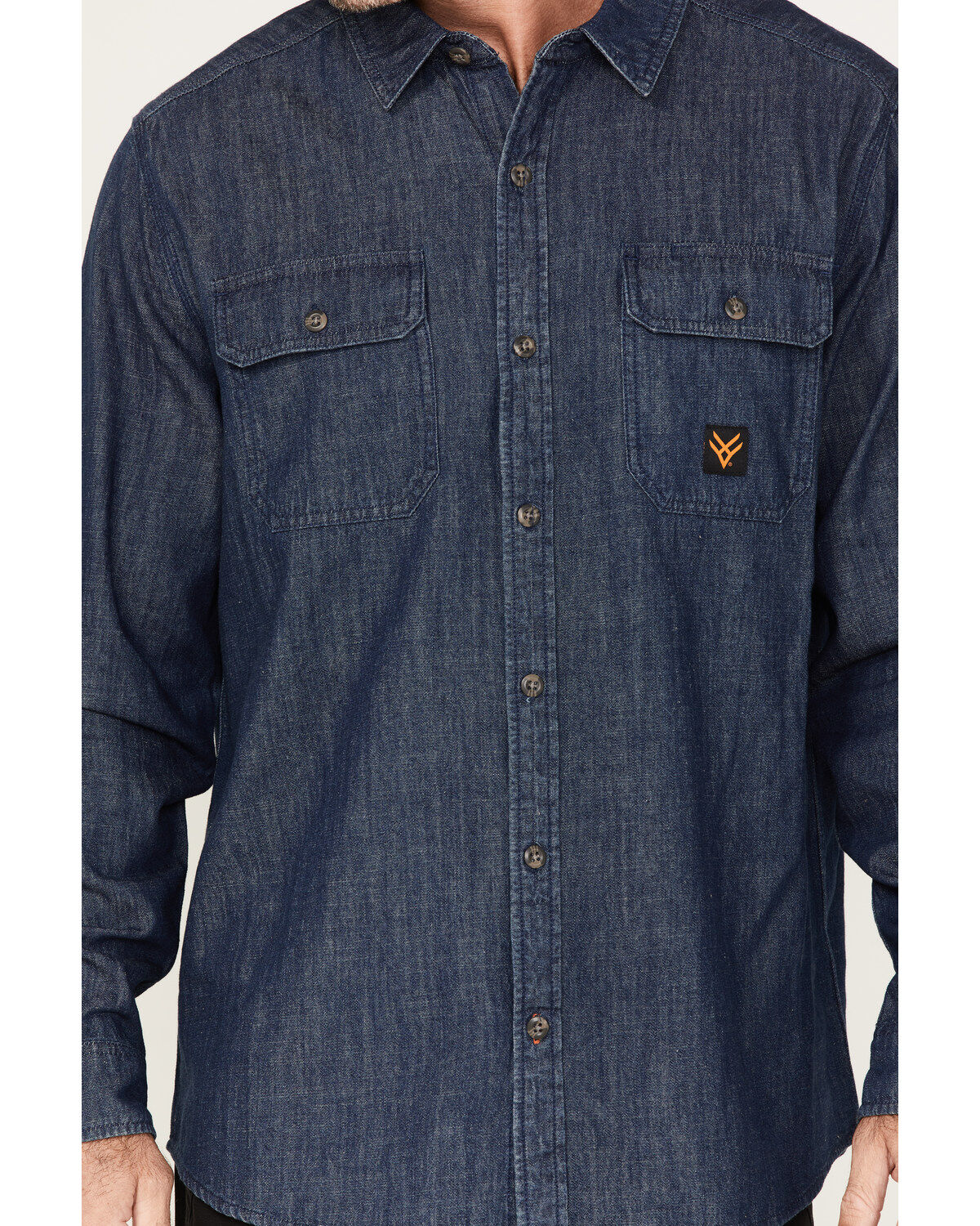 Hawx Men's Denim Work Shirt