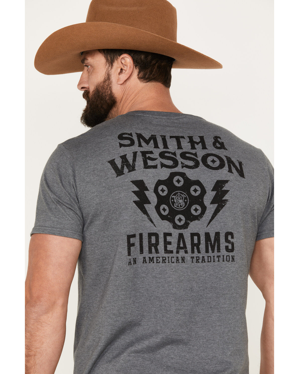 Smith & Wesson Men's Revolver Short Sleeve Graphic T-Shirt