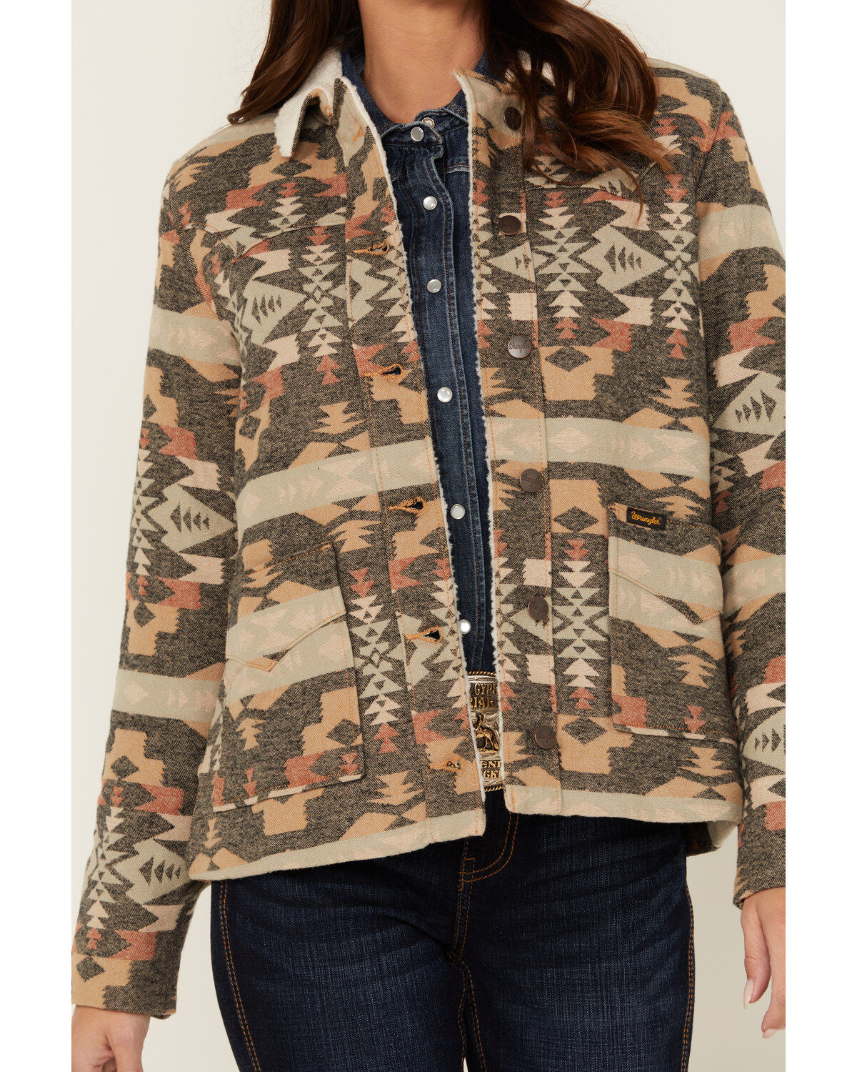 Wrangler Women's Southwestern Print Jacket