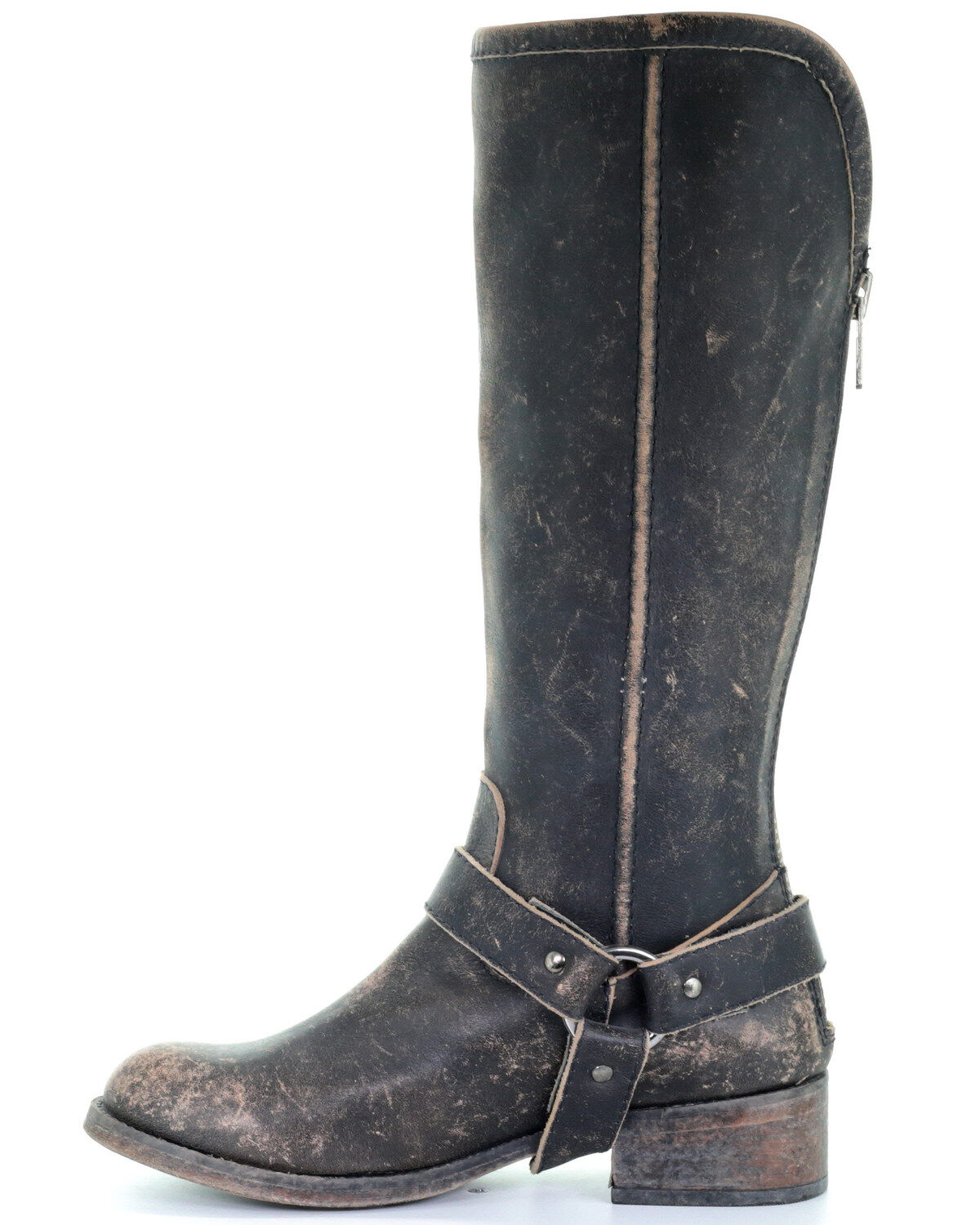 Corral Women's Distressed Harness Western Boots - Round Toe