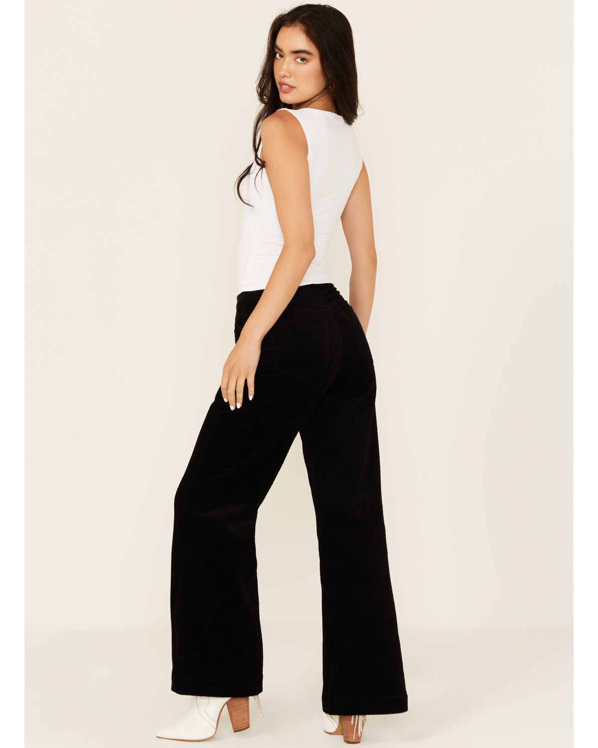 Dear John Women's Fiona High Rise Wide Leg Denim Jeans