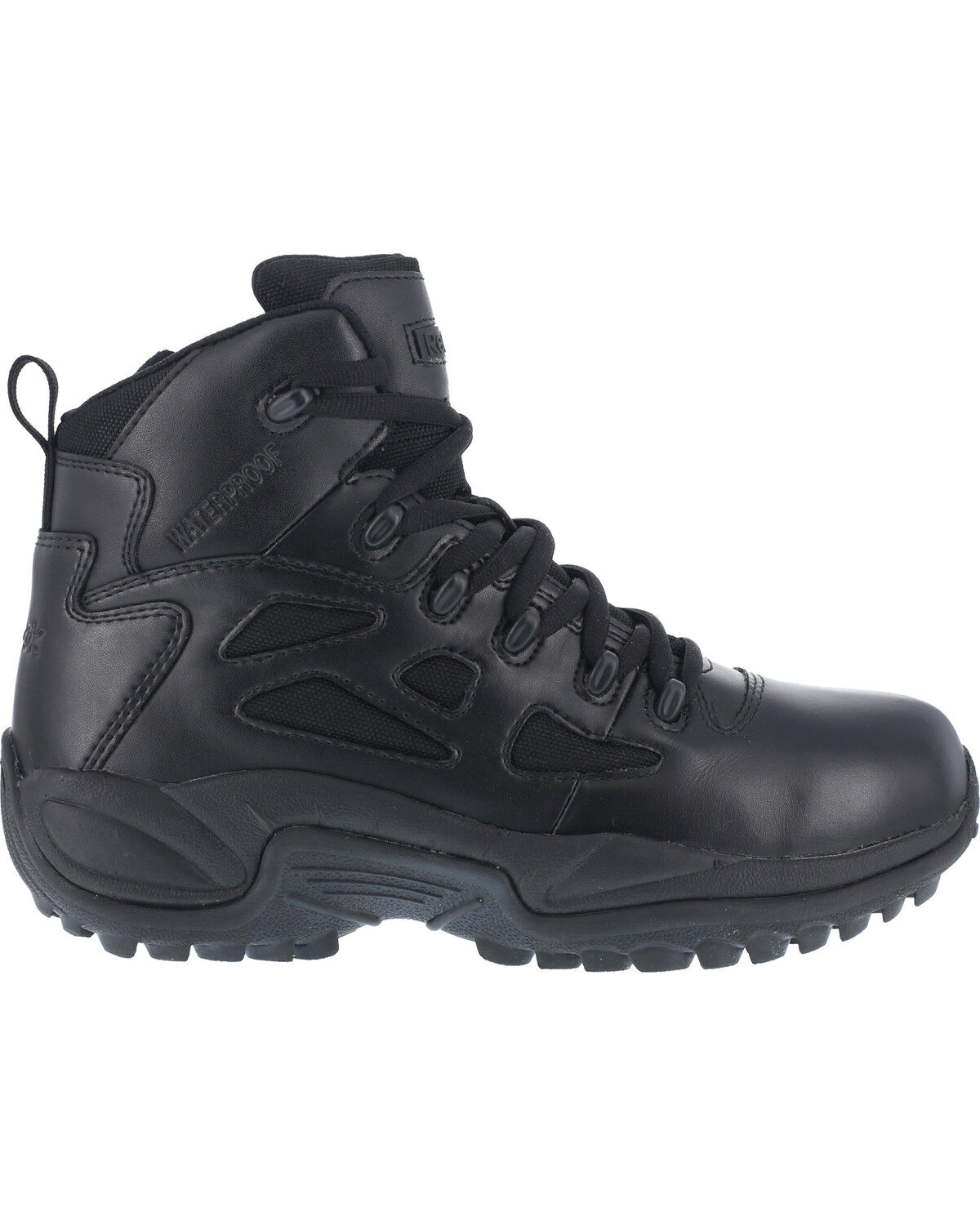 Reebok Men's Stealth 6" Lace-Up Waterproof Side Zip Work Boots - Soft Toe