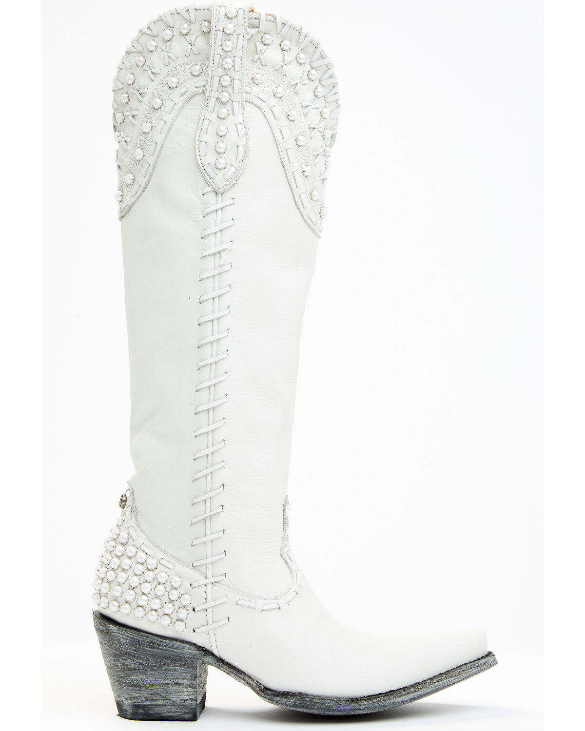 Boot Barn X Double D Women's Exclusive Bridal Pearl Western Bridal Boots - Snip Toe