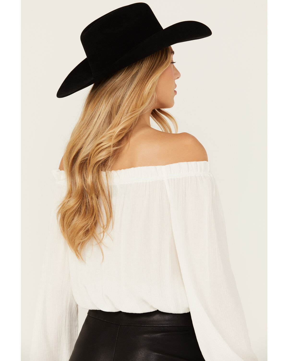 Tempted Women's Crochet Long Sleeve Top