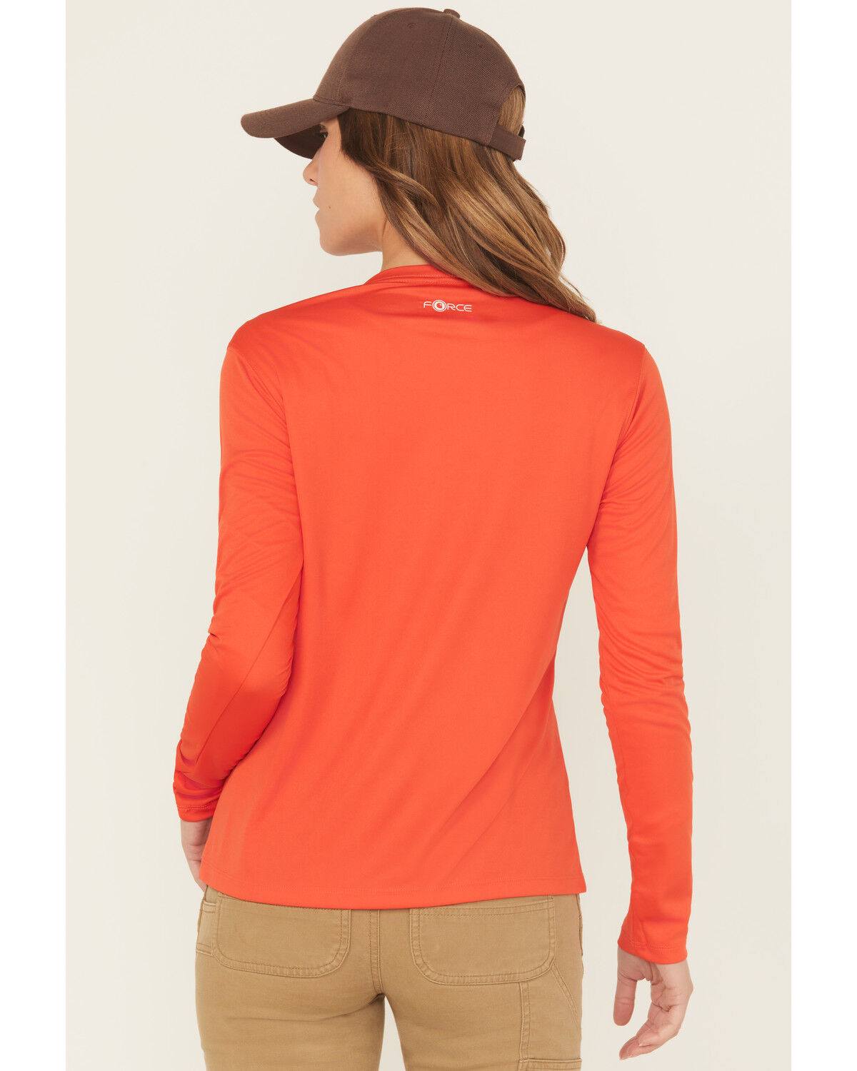 Carhartt Women's Force Sun Defender® Relaxed Fit Lightweight Long Sleeve Graphic Work Tee