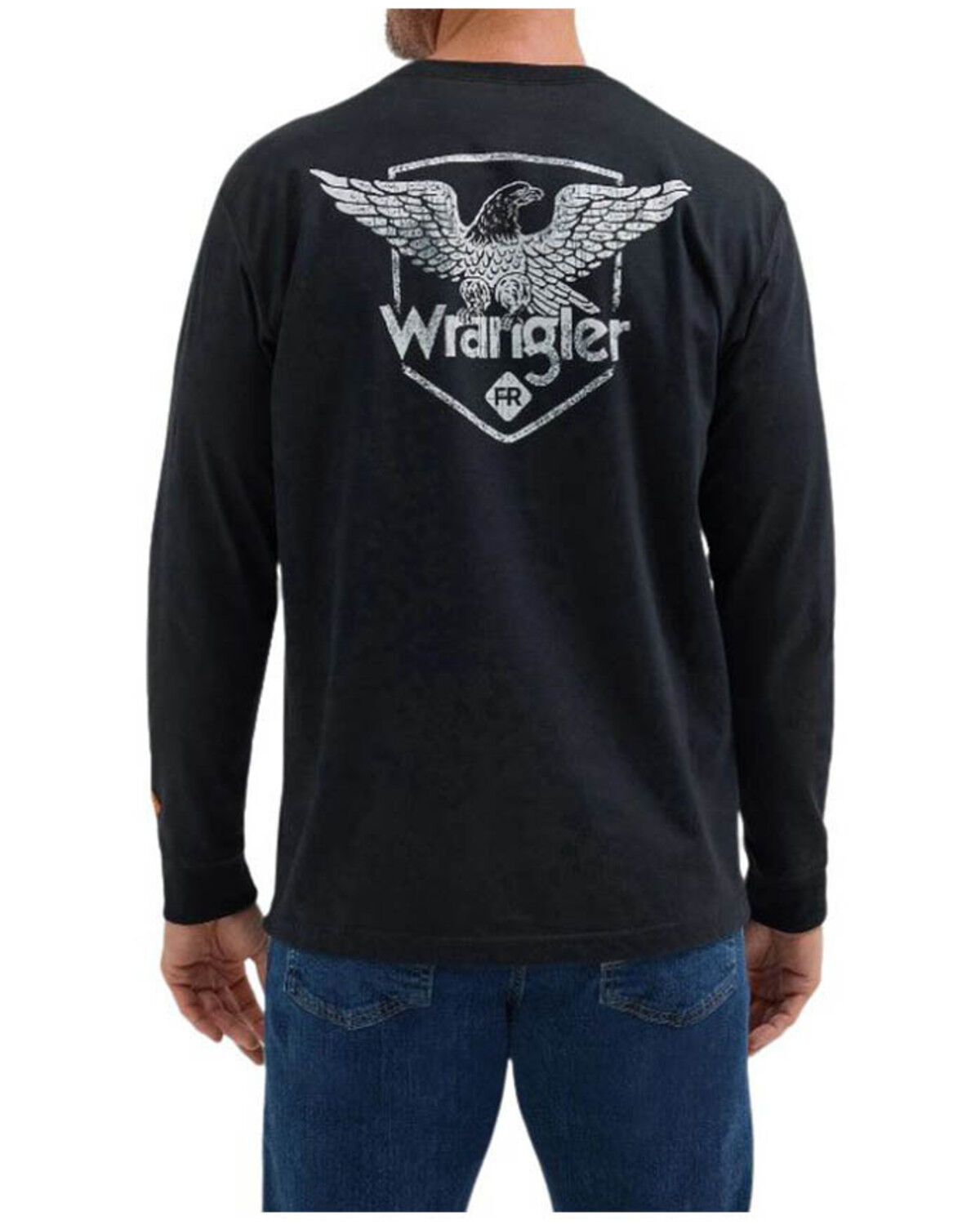 Wrangler Men's FR Eagle Long Sleeve Graphic Work Shirt - Big