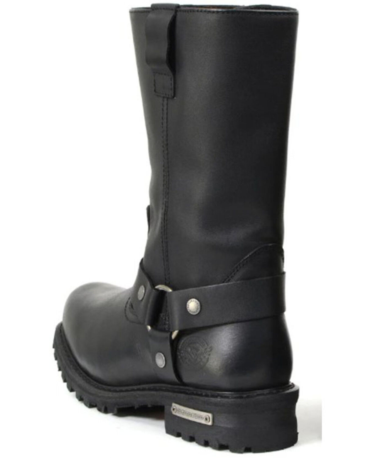 Milwaukee Leather Men's 11" Waterproof Harness Boots - Square Toe