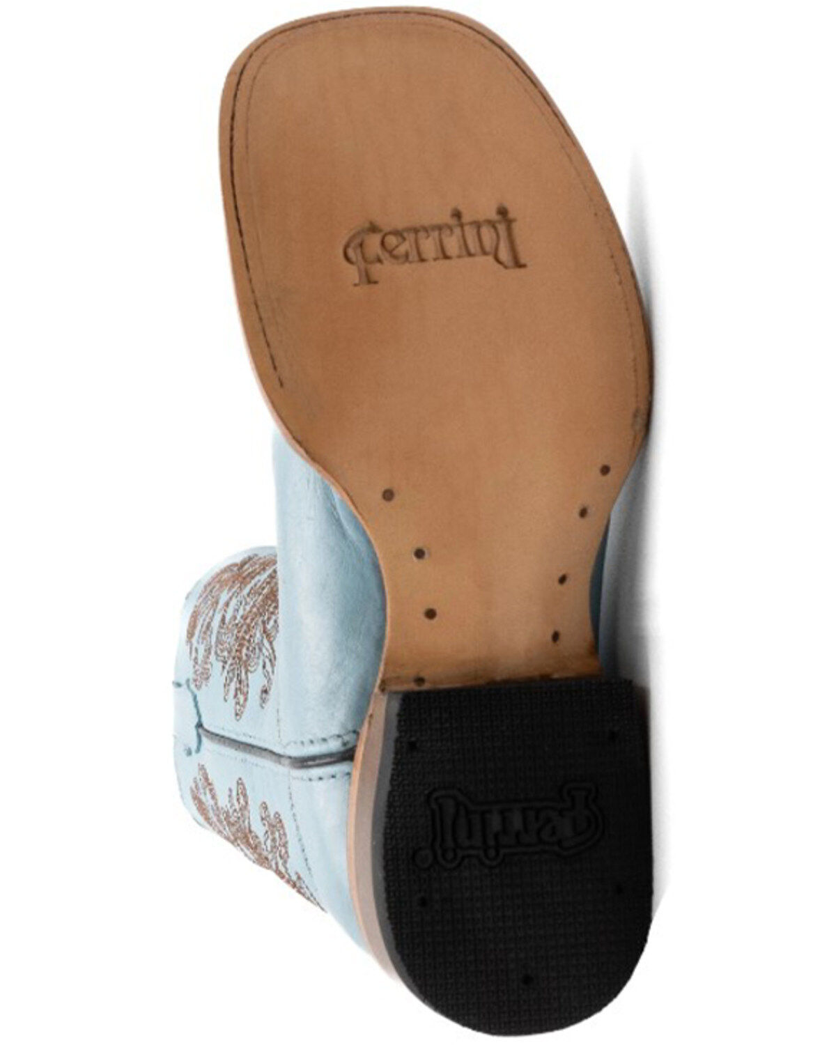 Ferrini Women's Ella Cross Western Boots - Broad Square Toe