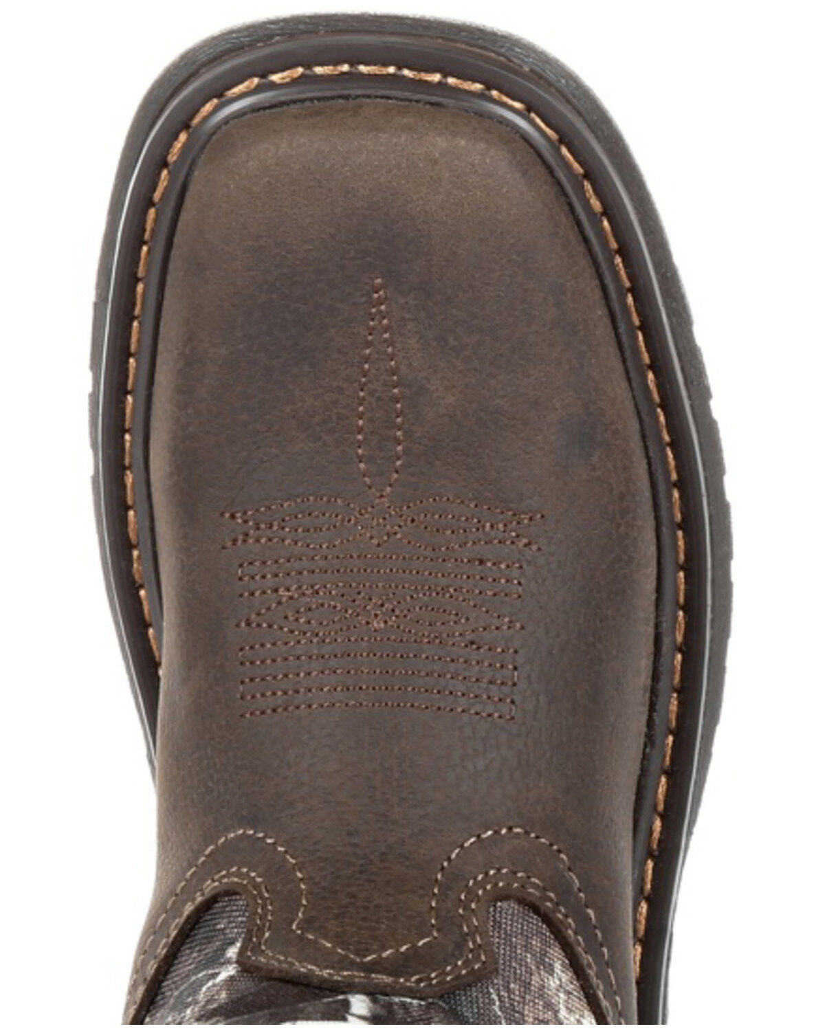 Rocky Boys' Big Kid Ride FLX Waterproof Western Work Boots - Soft Toe