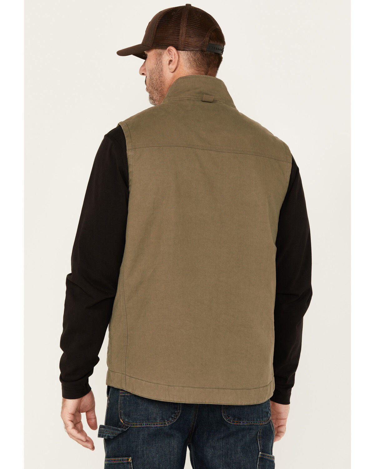 Lucky Brand Workwear Men's Slub Canvas Insulated Vest