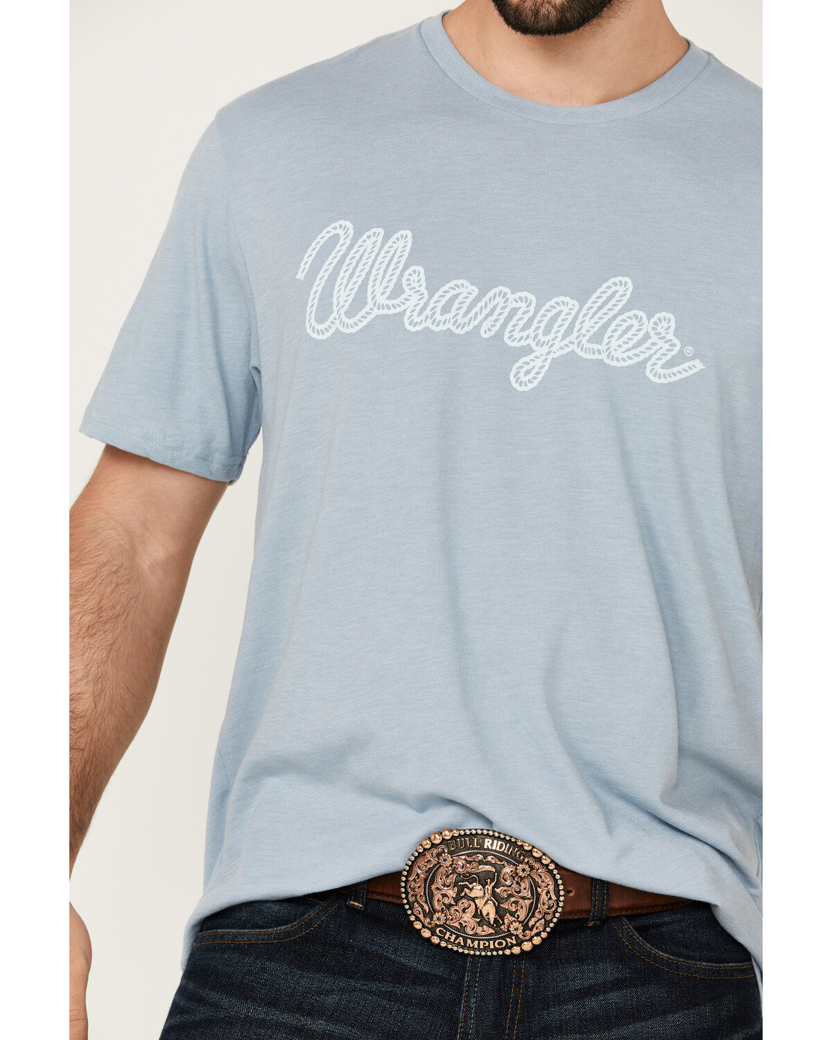 Wrangler Men's Rope Logo Short Sleeve Graphic T-Shirt