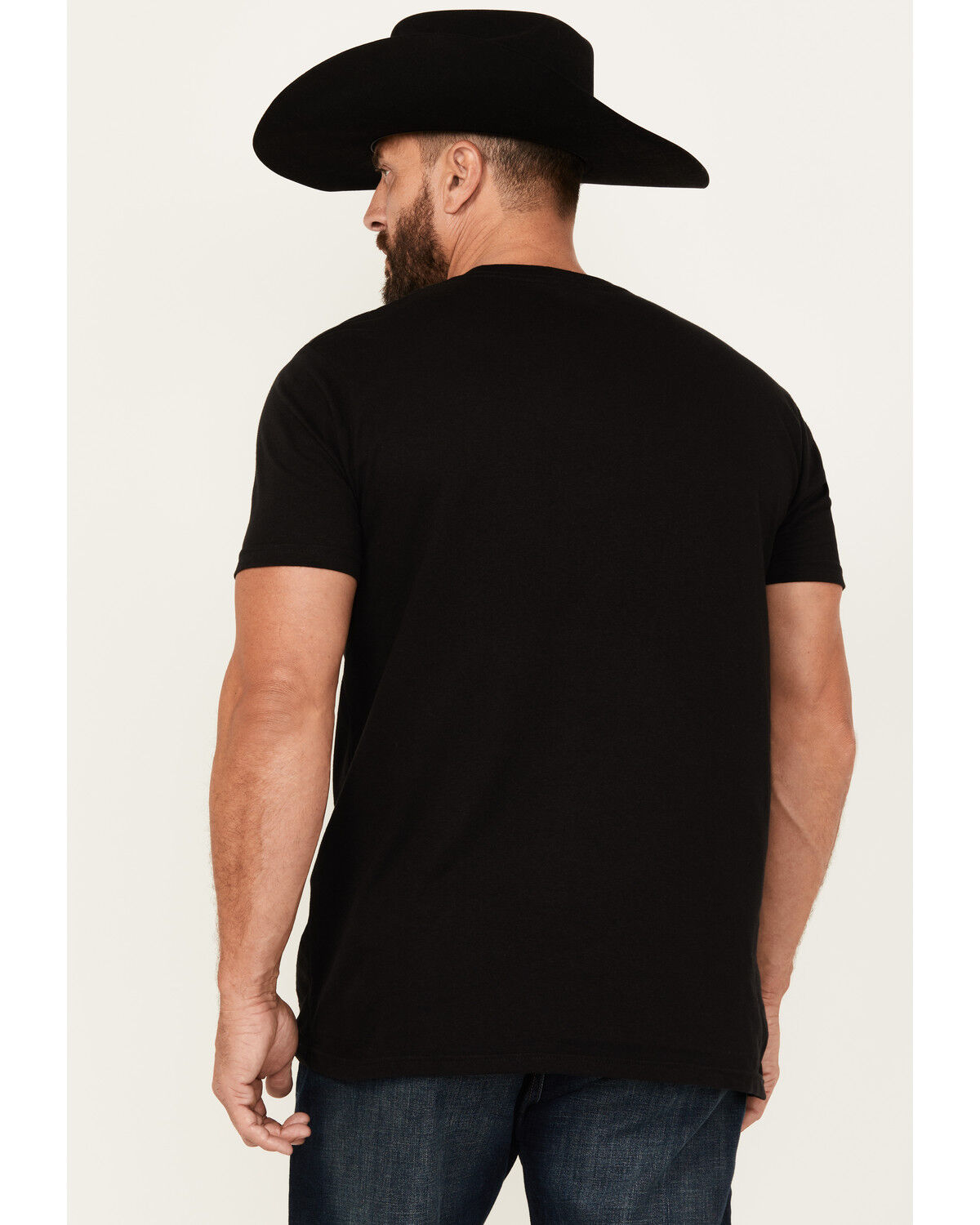 Moonshine Spirit Men's Skull Stars Short Sleeve Graphic T-Shirt