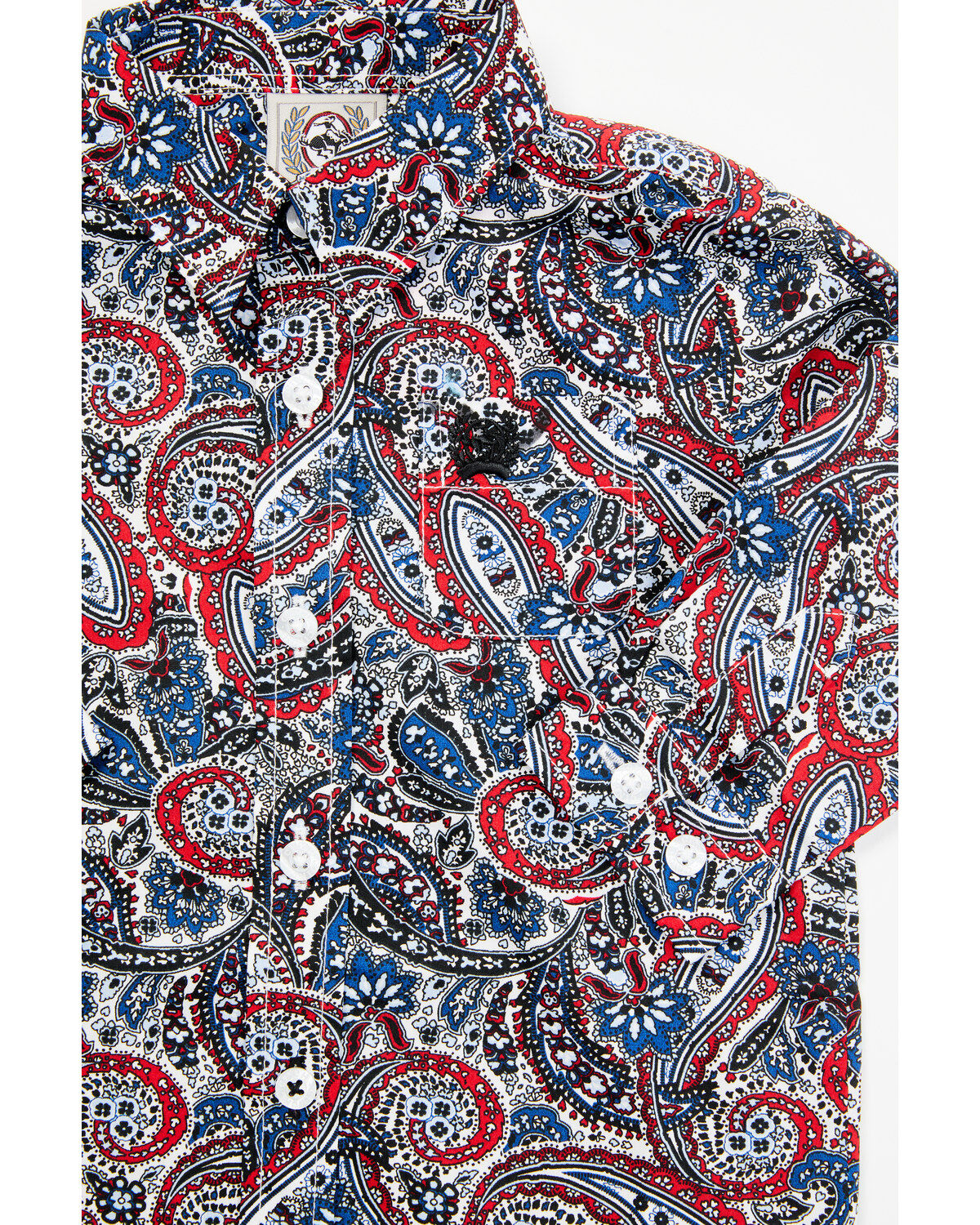 Cinch Infant Boys' Paisley Print Long Sleeve Button-Down Western Shirt