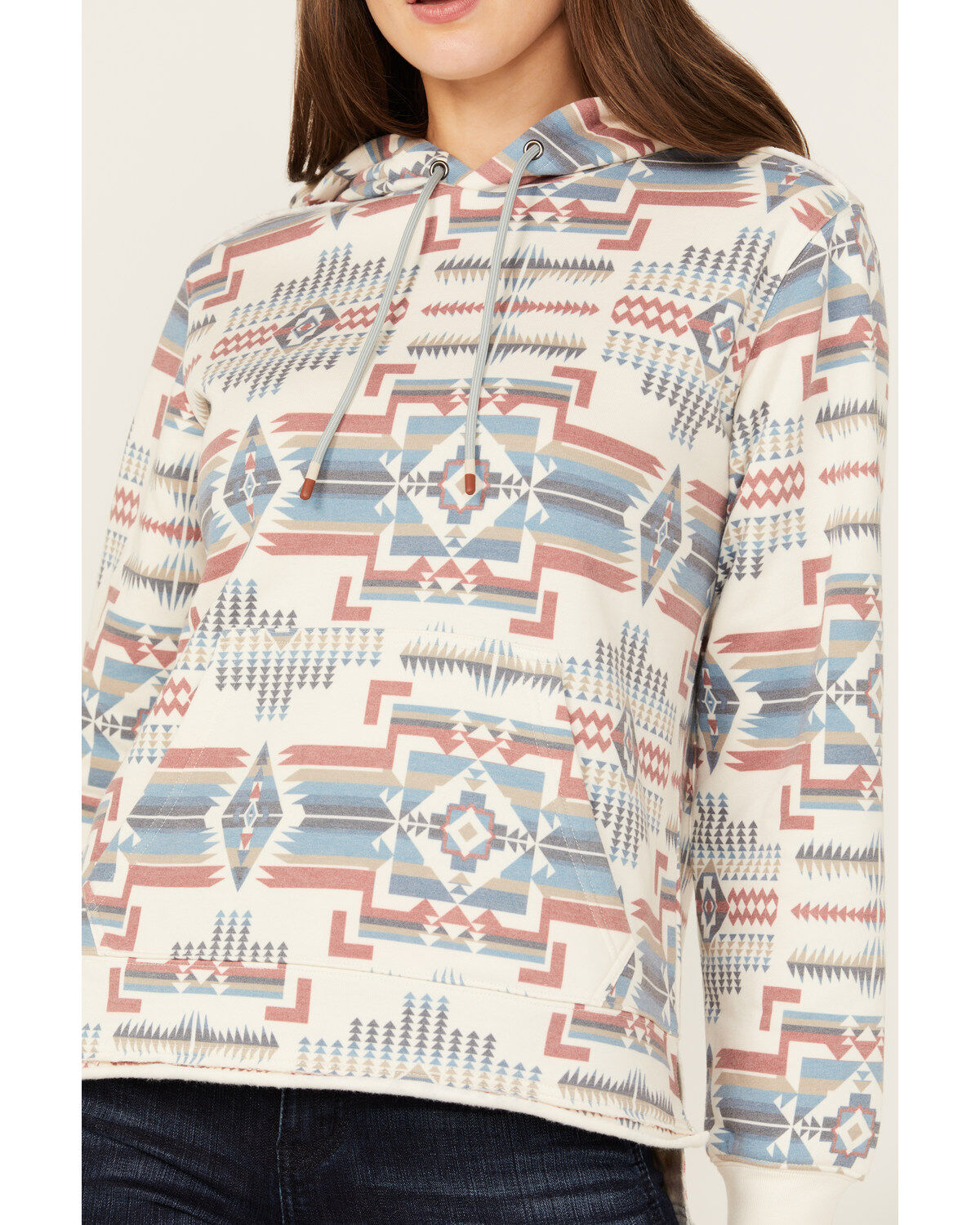 Shyanne Women's Big Horn Southwestern Print Hoodie