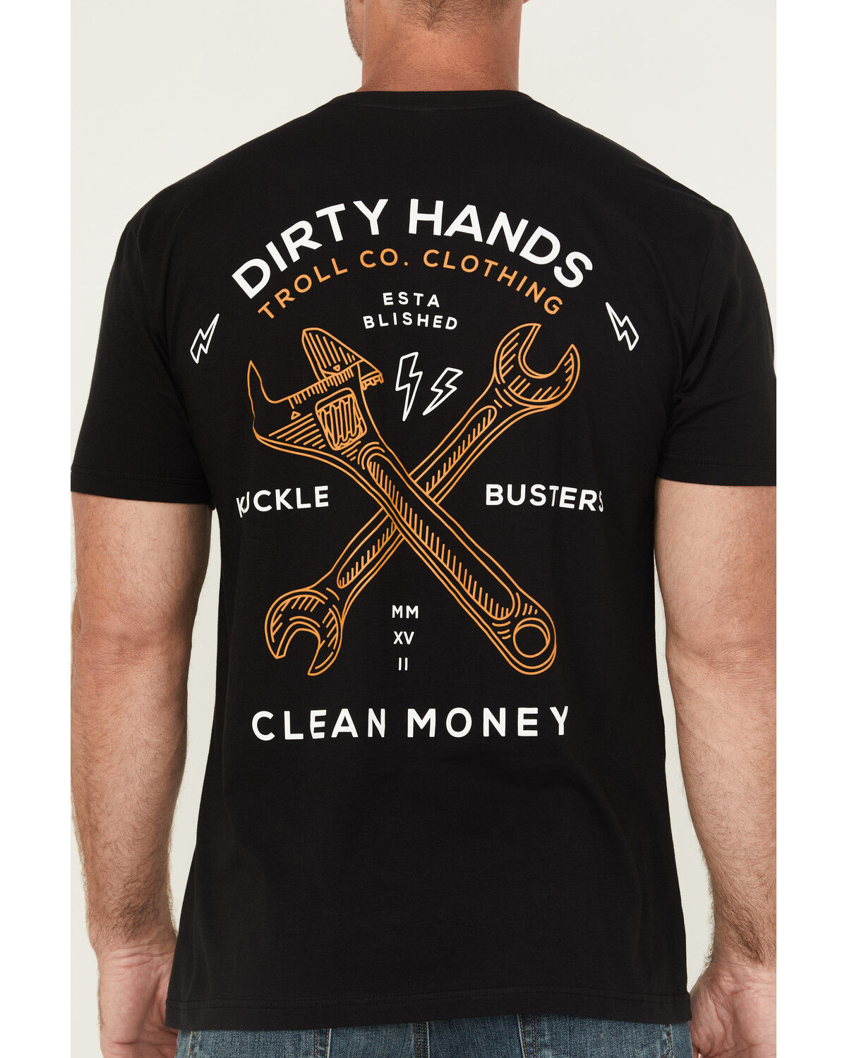 Troll Co Men's Twisting Wrenches Short Sleeve Graphic T-Shirt