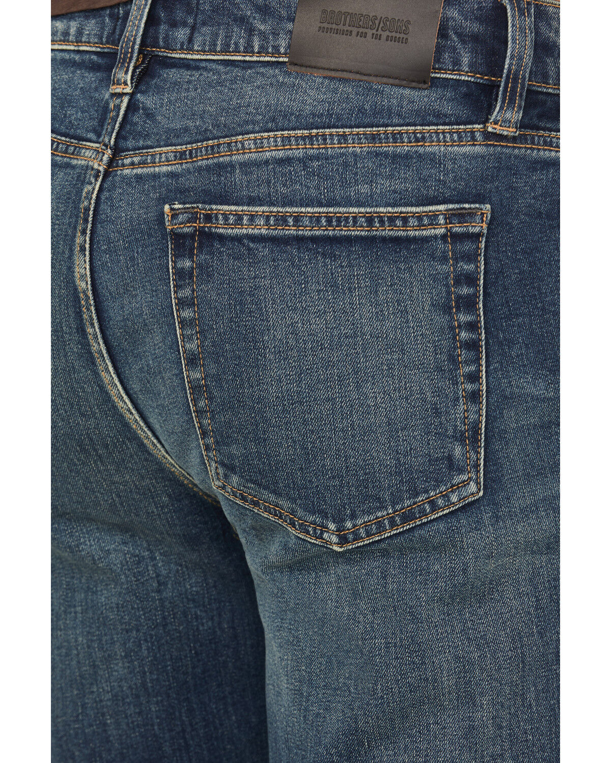 Brothers and Sons Men's Charger Dark Wash Slim Straight Stretch Denim Jeans