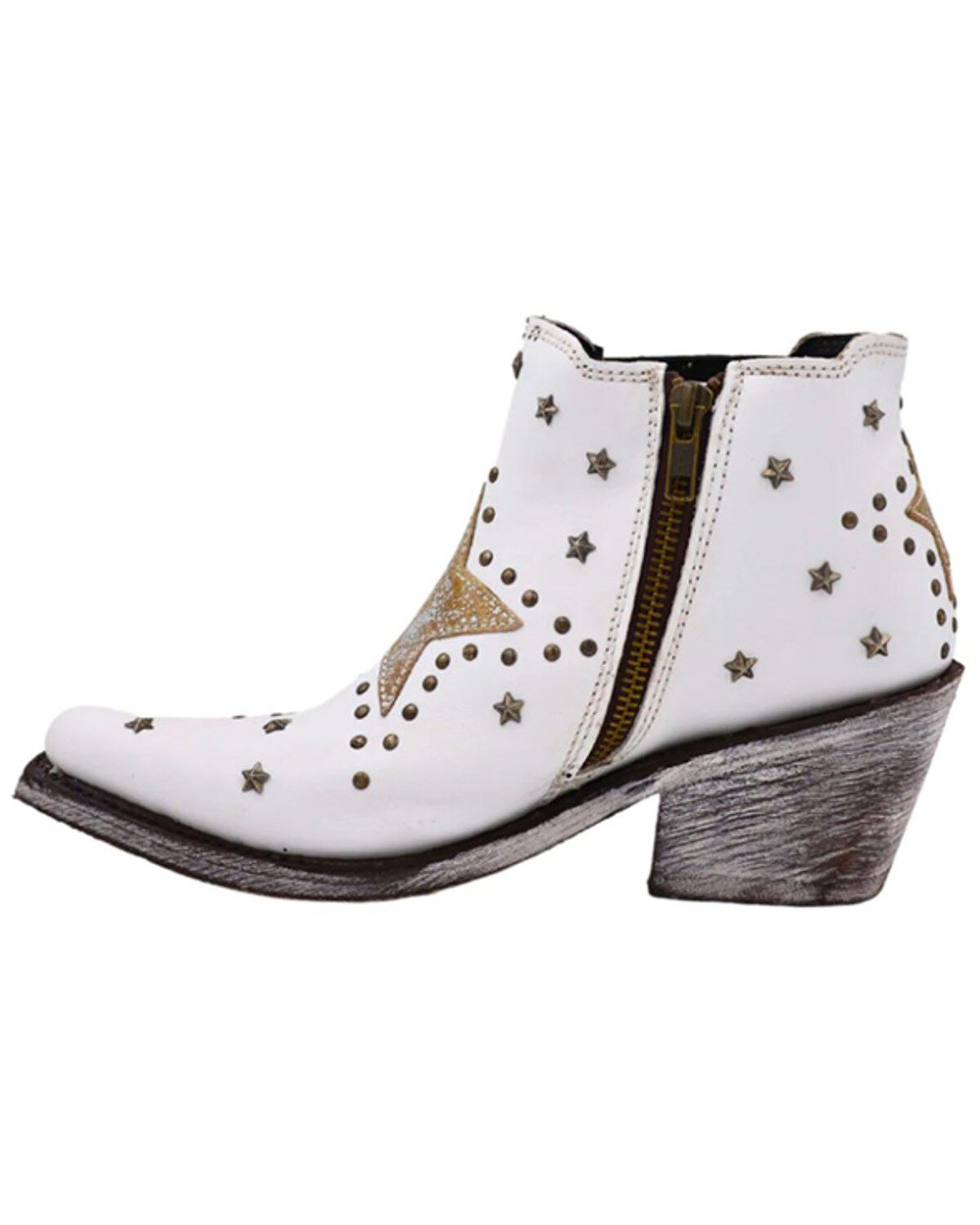 Caborca Silver by Liberty Black Women's A Star is Born Zippered Booties - Snip Toe