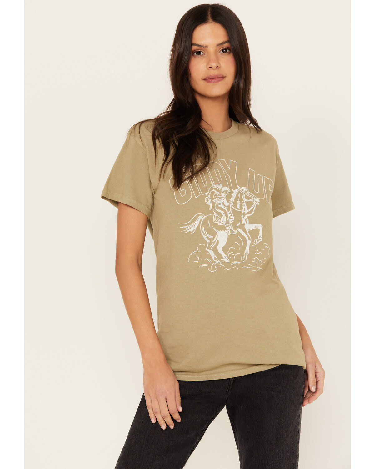 Youth in Revolt Women's Giddy Up Short Sleeve Graphic Tee