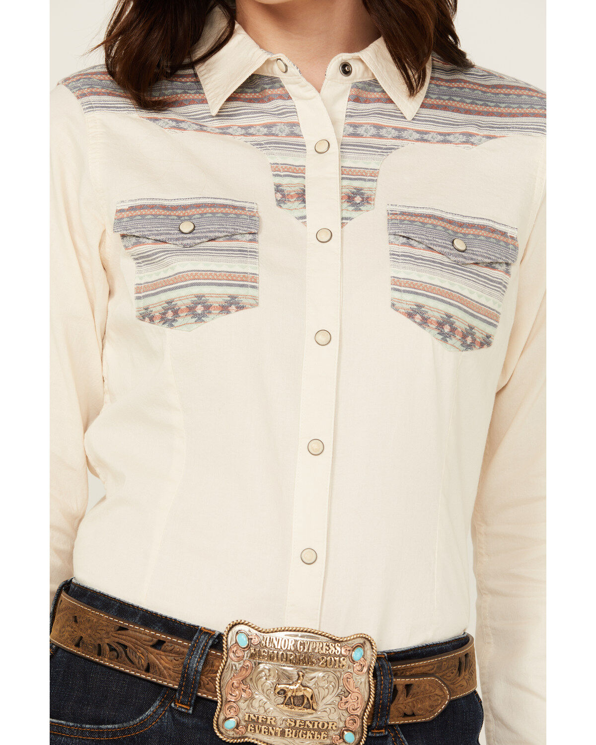 Ariat X Sendero Women's Striped Long Sleeve Snap Western Shirt