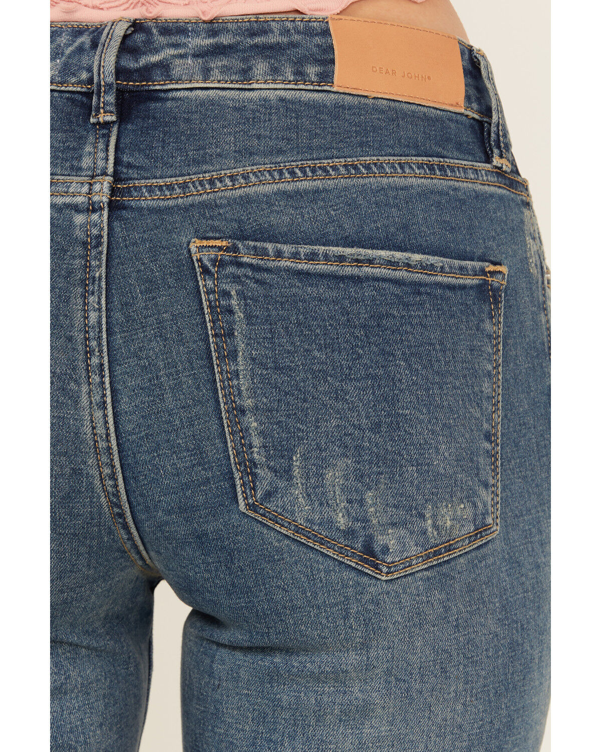 Dear John Women's Dark Wash Rosa High Rise Flare Stretch Denim Jeans