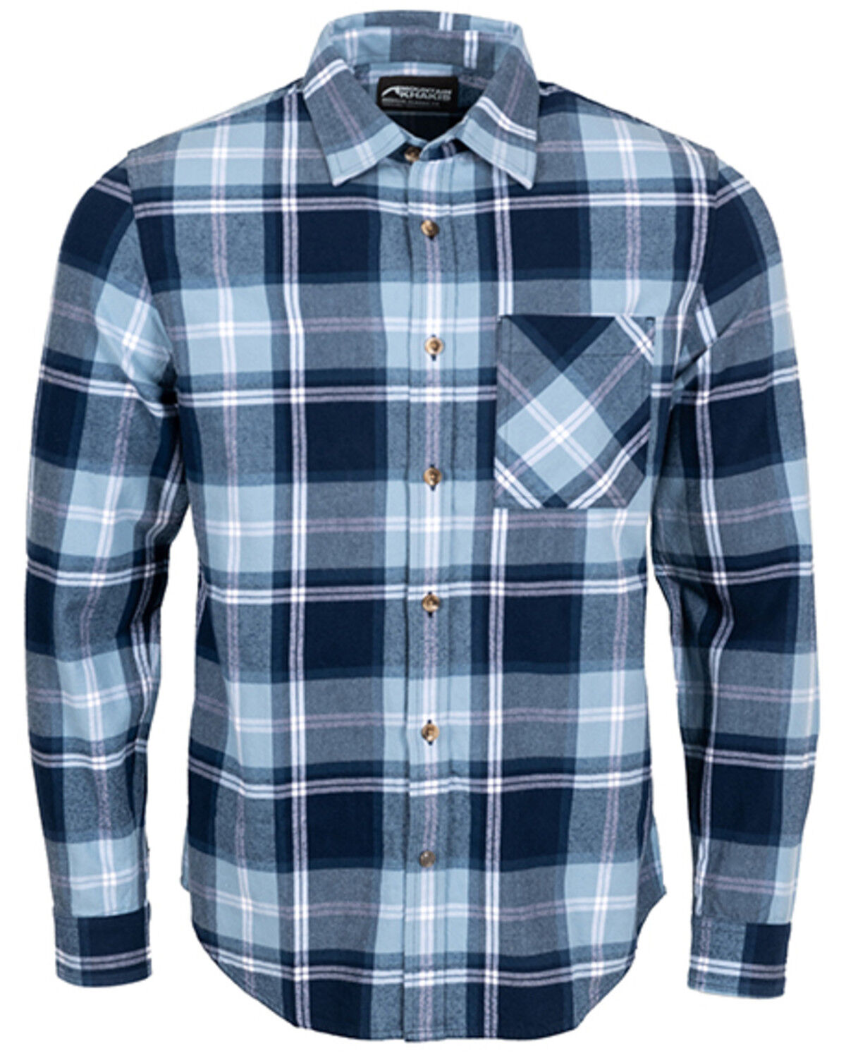 Mountain Khakis Men's Homestead Plaid Print Long Sleeve Button-Down Flannel Shirt