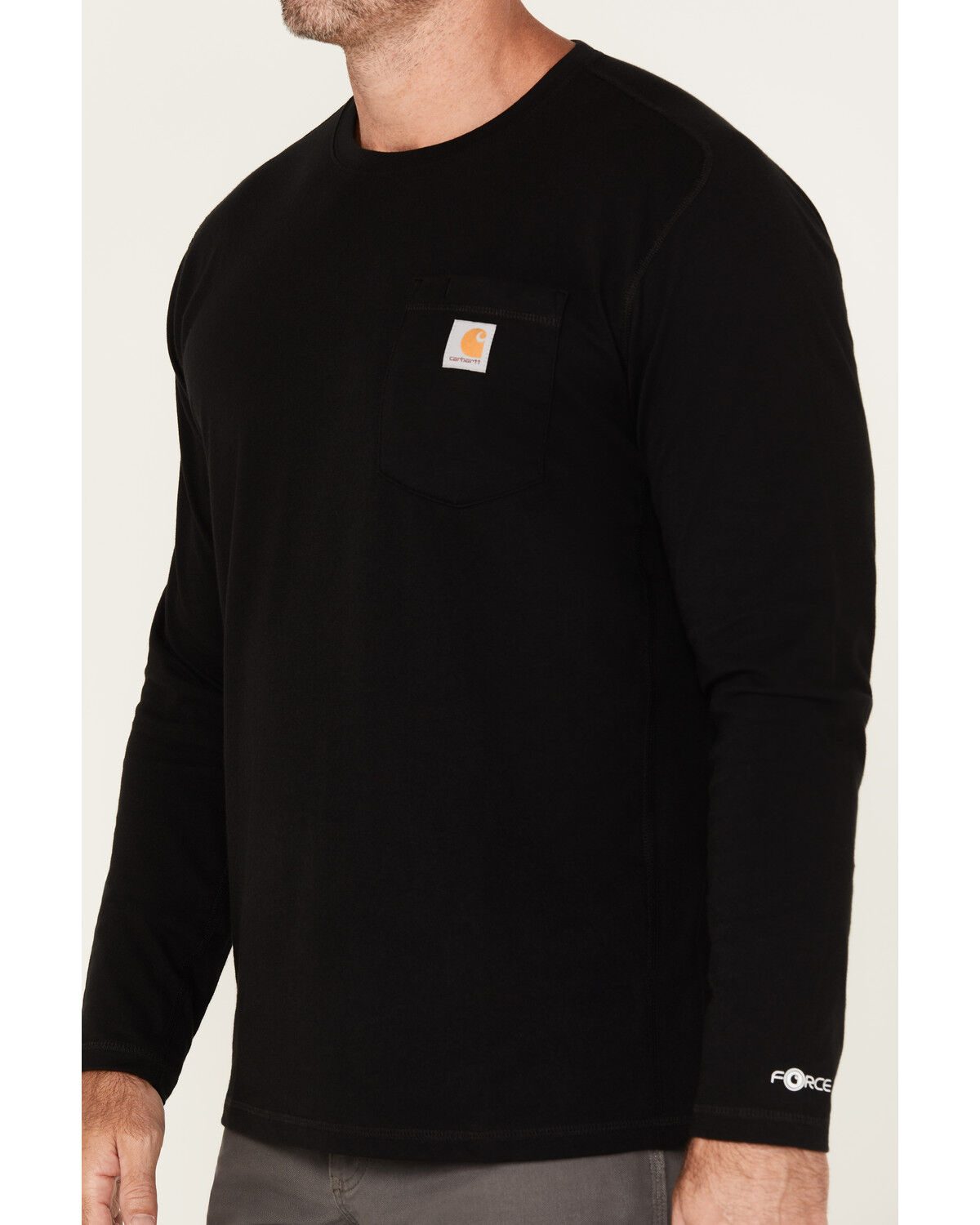 Carhartt Men's Force Relaxed Fit Midweight Long Sleeve Pocket T-Shir