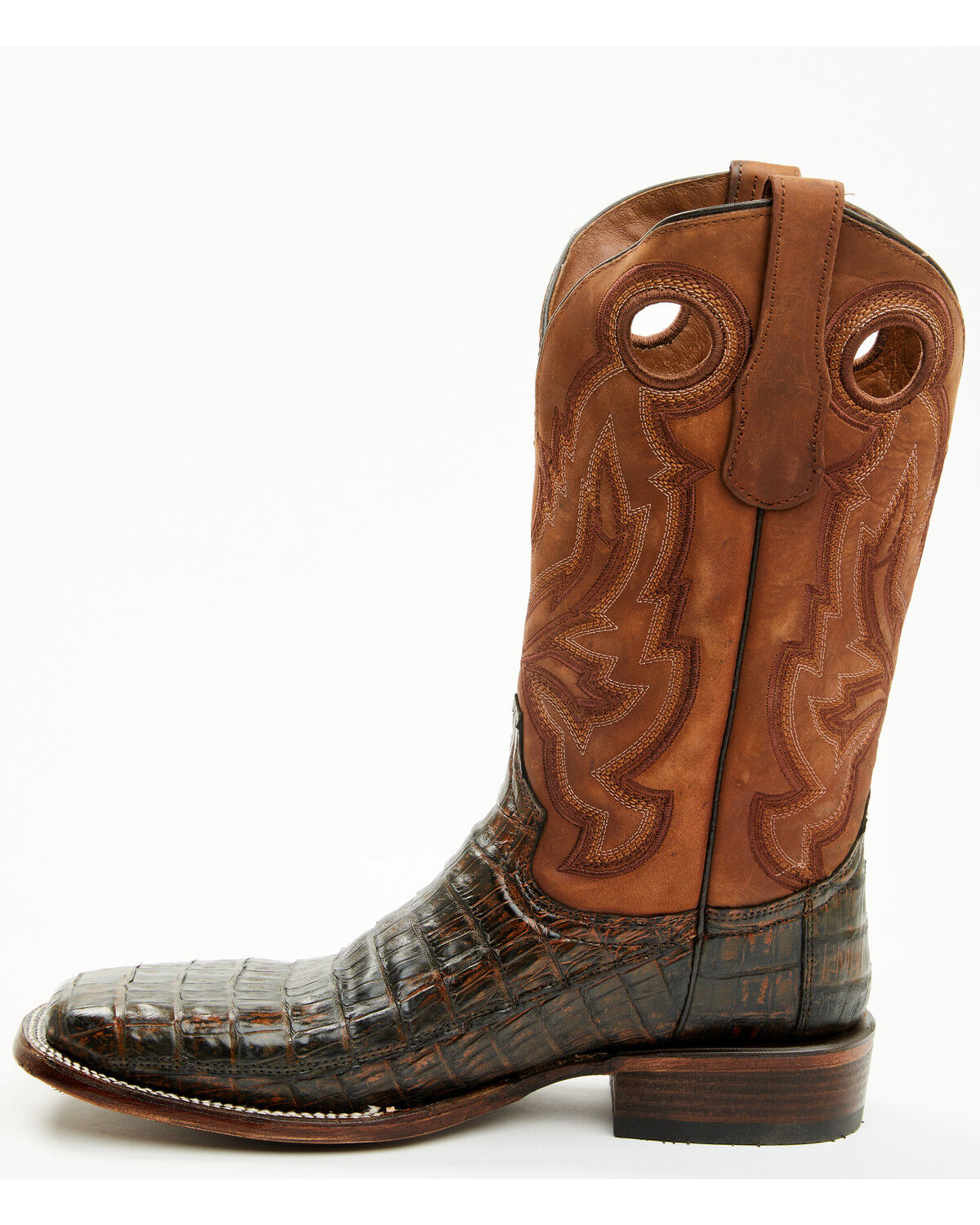 Corral Men's Exotic Caiman Western Boots - Broad Square Toe
