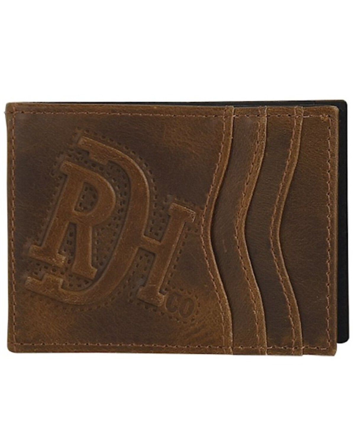 Red Dirt Hat Men's Raised Logo Bifold Card Case Wallet