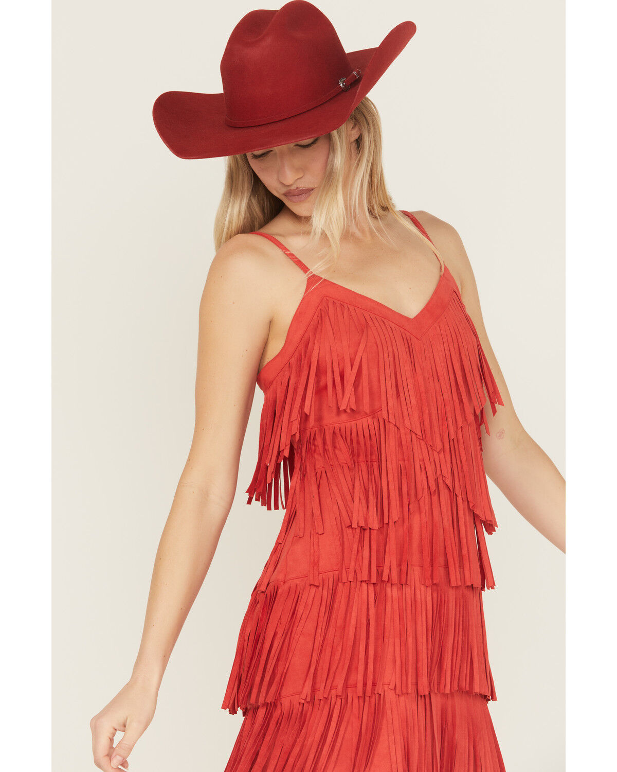 Idyllwind Women's Brixworth Faux Suede Fringe Mini Dress