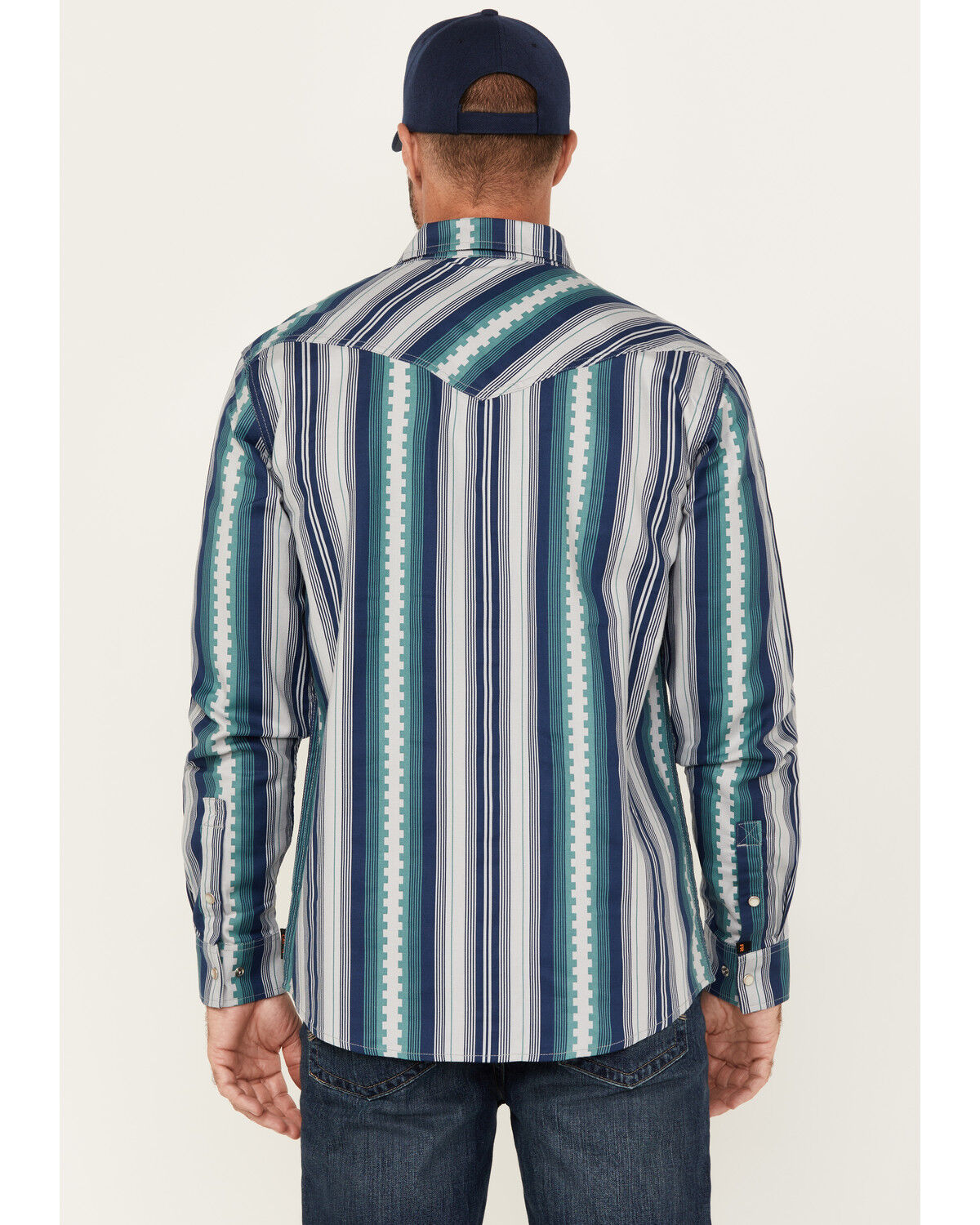 Cody James Men's FR Mesa Printed Long Sleeve Pearl Snap Western Work Shirt