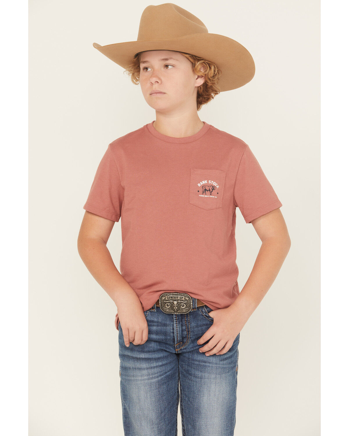 Hooey Boys' Rank Stock Short Sleeve Graphic T-Shirt
