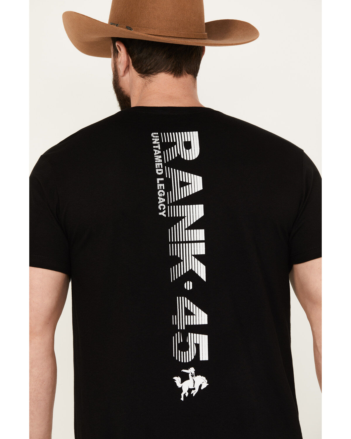 RANK 45&reg; Men's Bronco Coral Short Sleeve Graphic T-Shirt