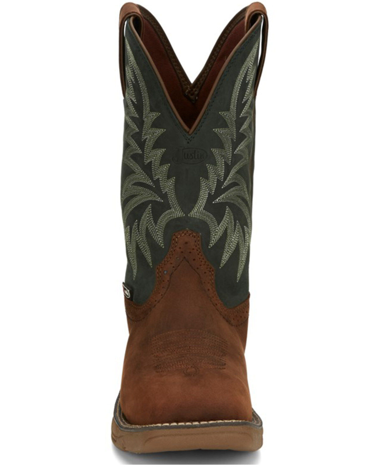 Justin Men's Rush Short Base Performance Western Boots - Broad Square Toe
