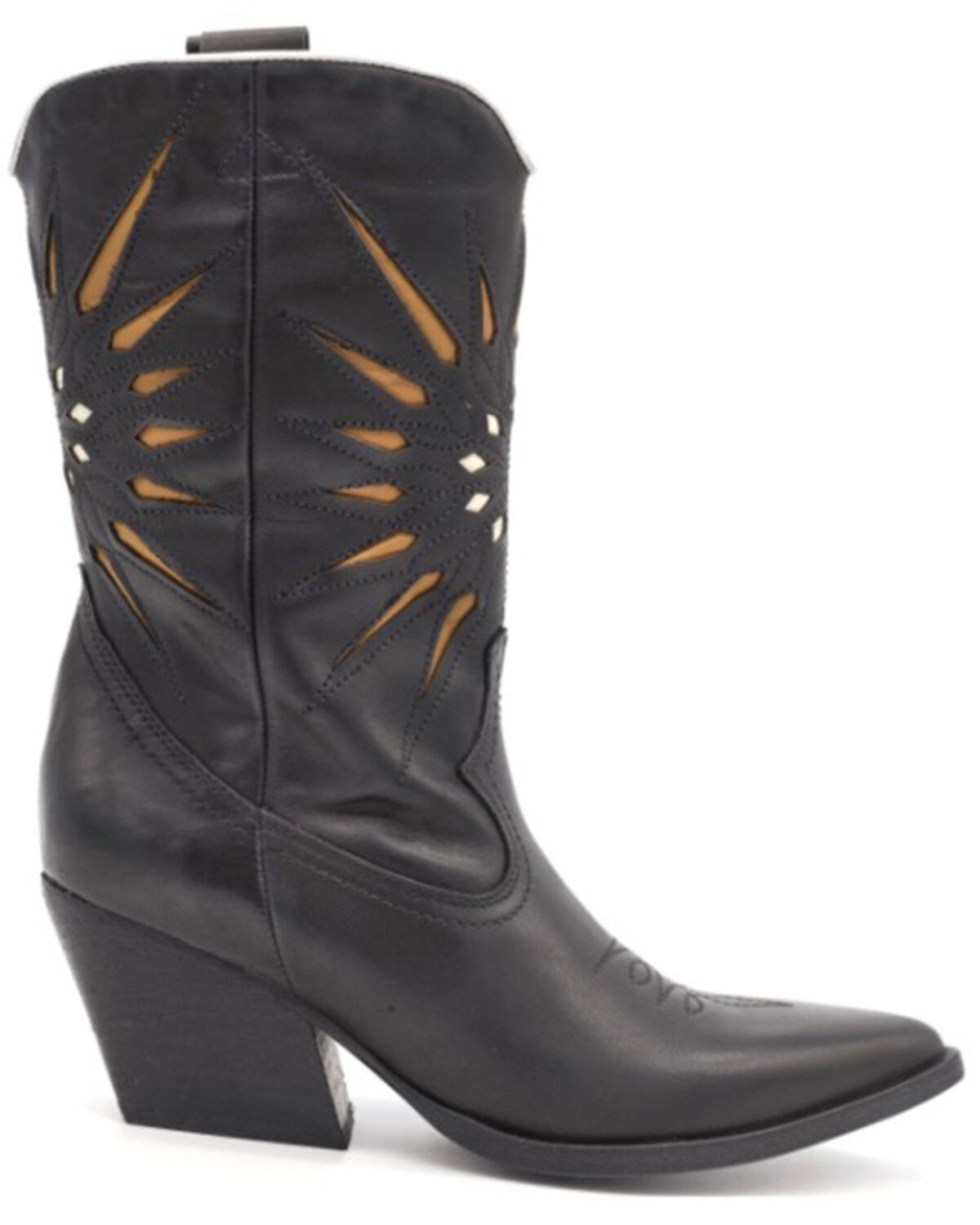 Golo Women's Contrasting Sun Western Boots - Round Toe