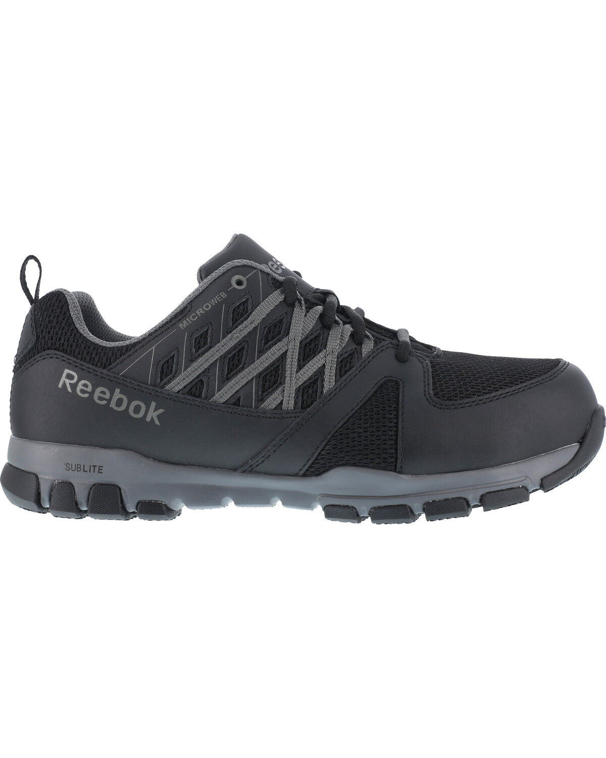 Reebok Men's Athletic Oxford Sublite Work Shoes - Soft Toe