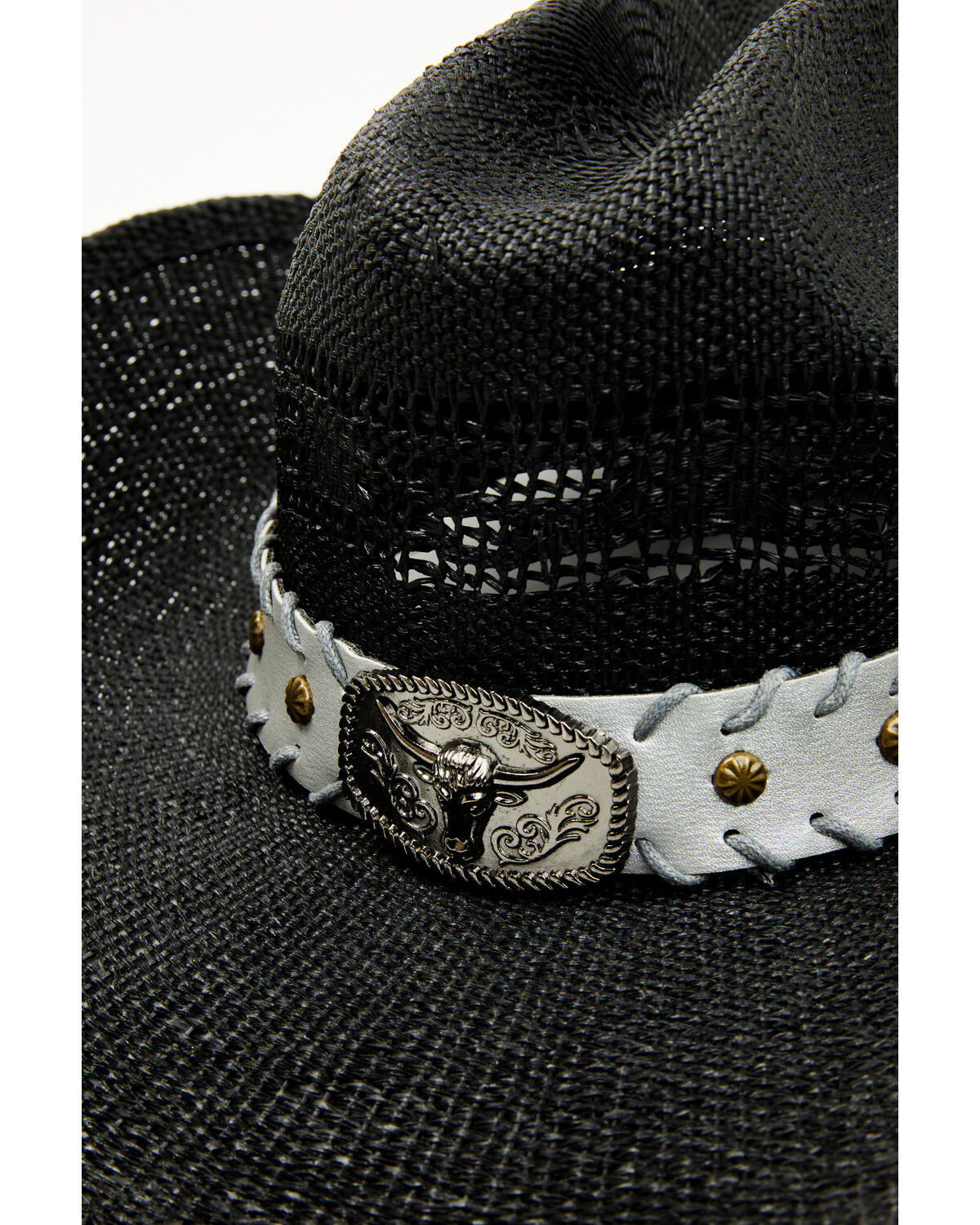 Cody James Longhorn Luke Straw Cowboy Hat