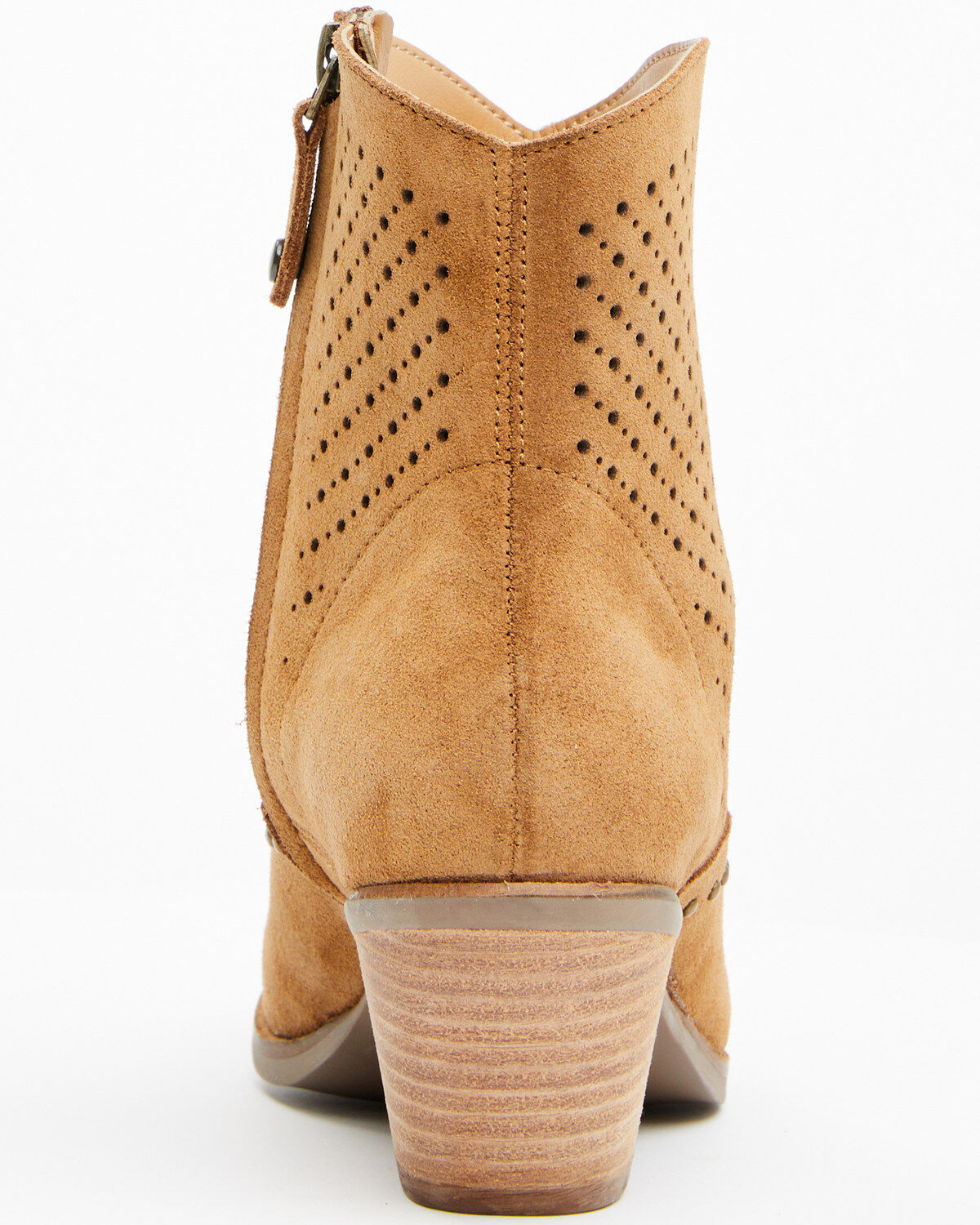 Dingo Women's Miss Priss Suede Booties - Round Toe