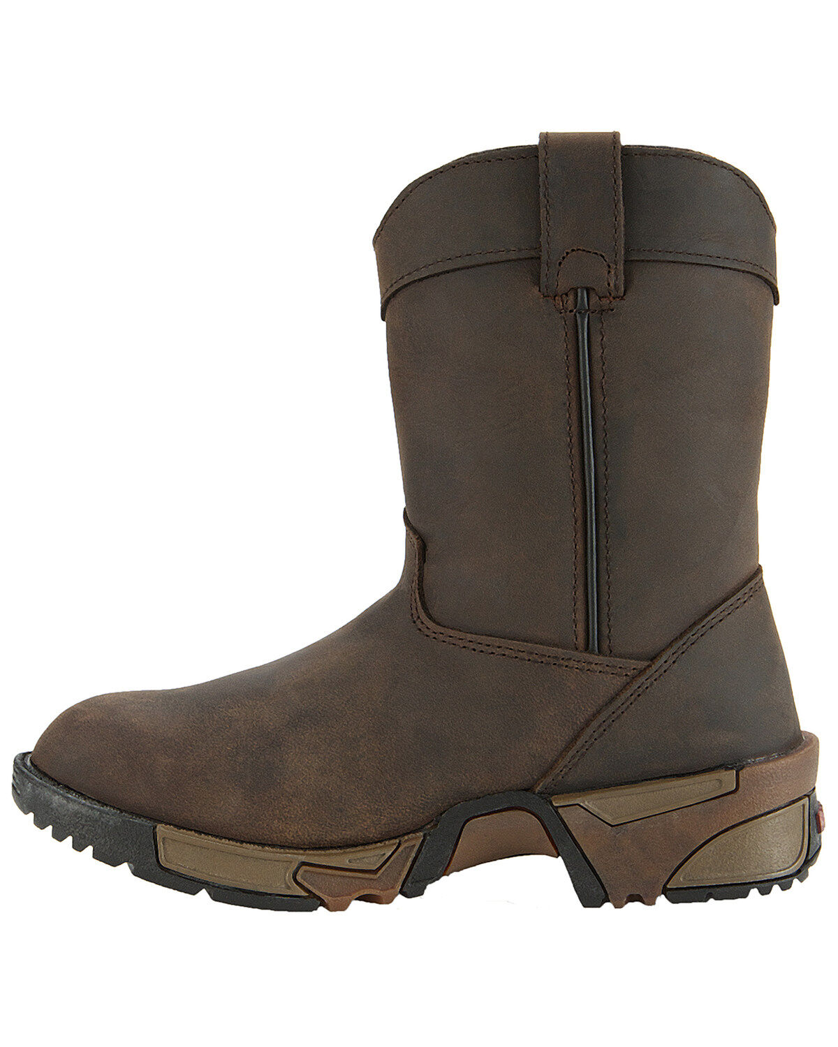 Rocky Boys' Southwest Pull On Boots - Round Toe