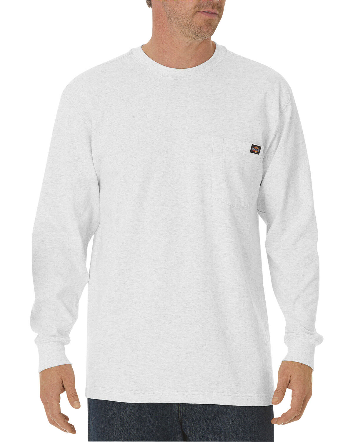 Dickies Men's Long Sleeve Heavyweight Crew Neck Tee