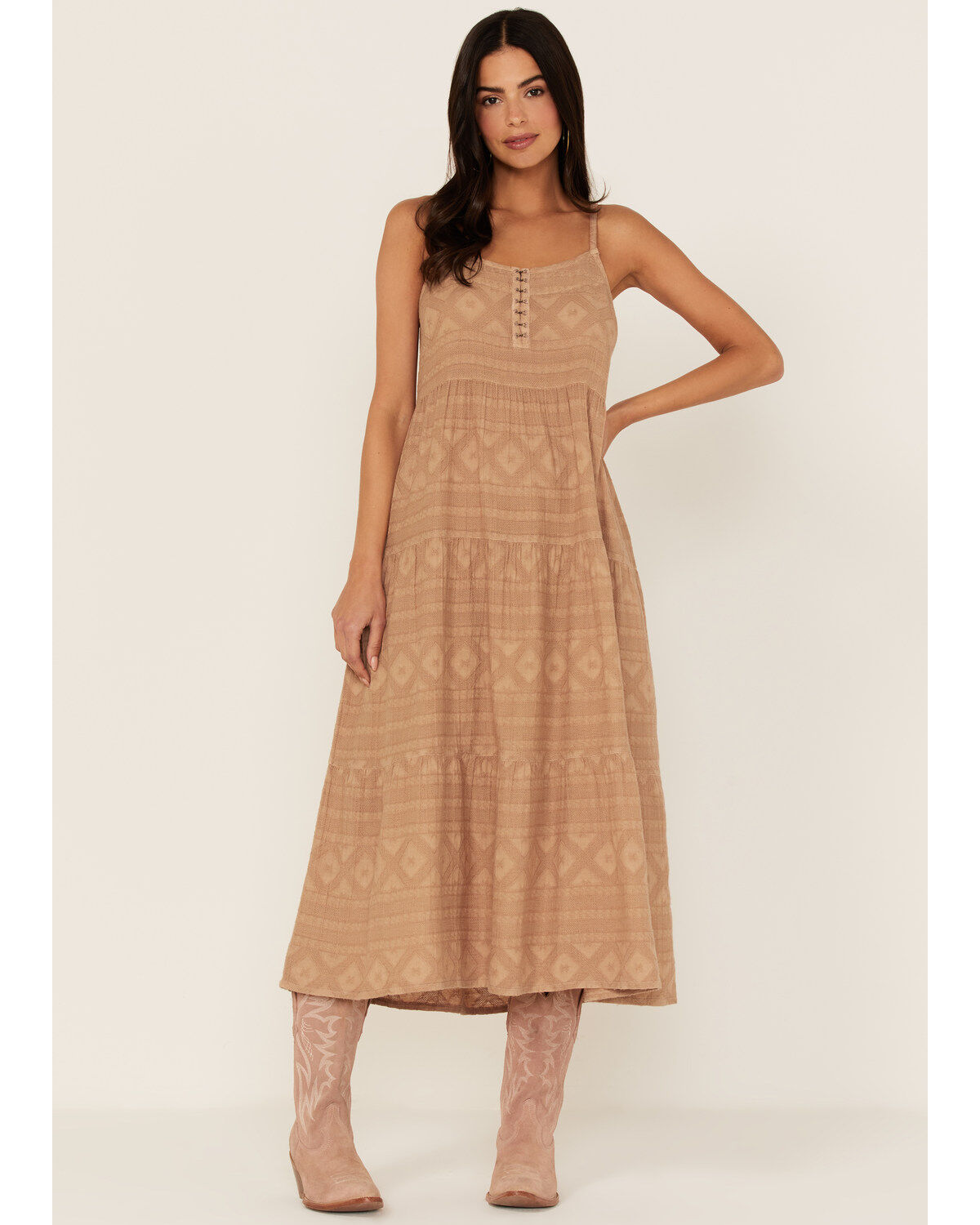 Cleo + Wolf Women's Tiered Midi Dress