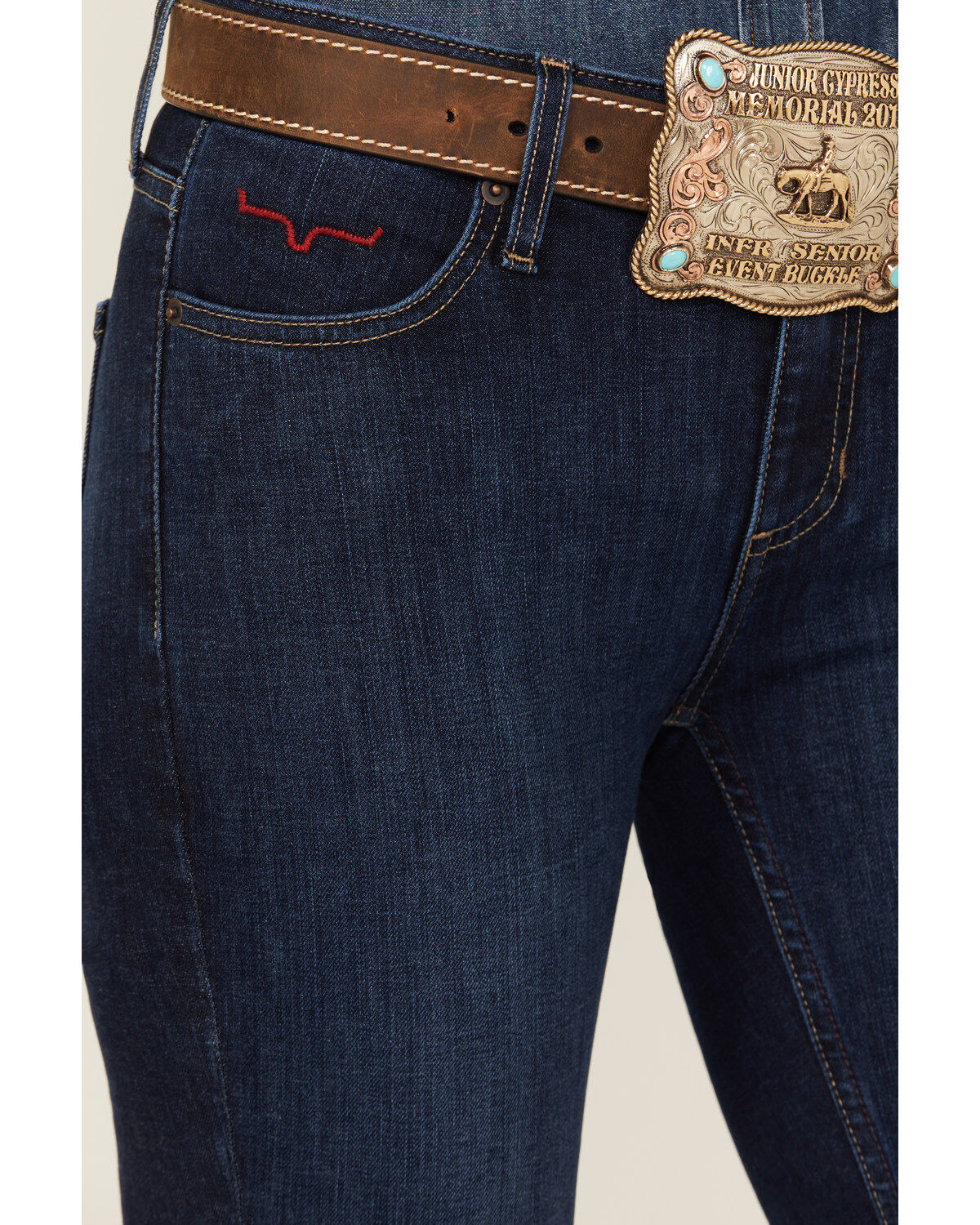 Kimes Ranch Women's Dark Wash Chloe Flare Bootcut Jeans