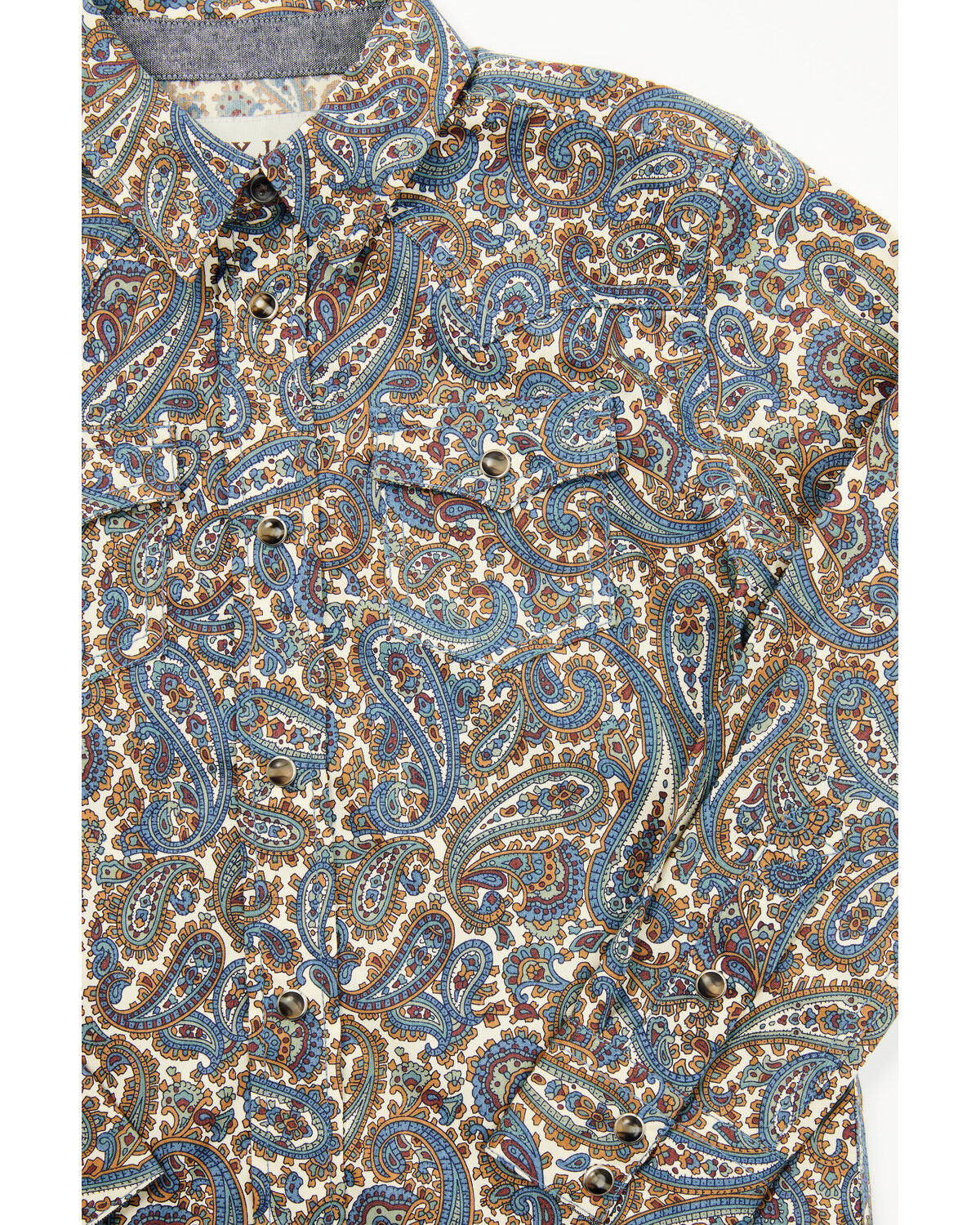 Cody James Toddler Boys' Madera Paisley Print Long Sleeve Snap Western Shirt