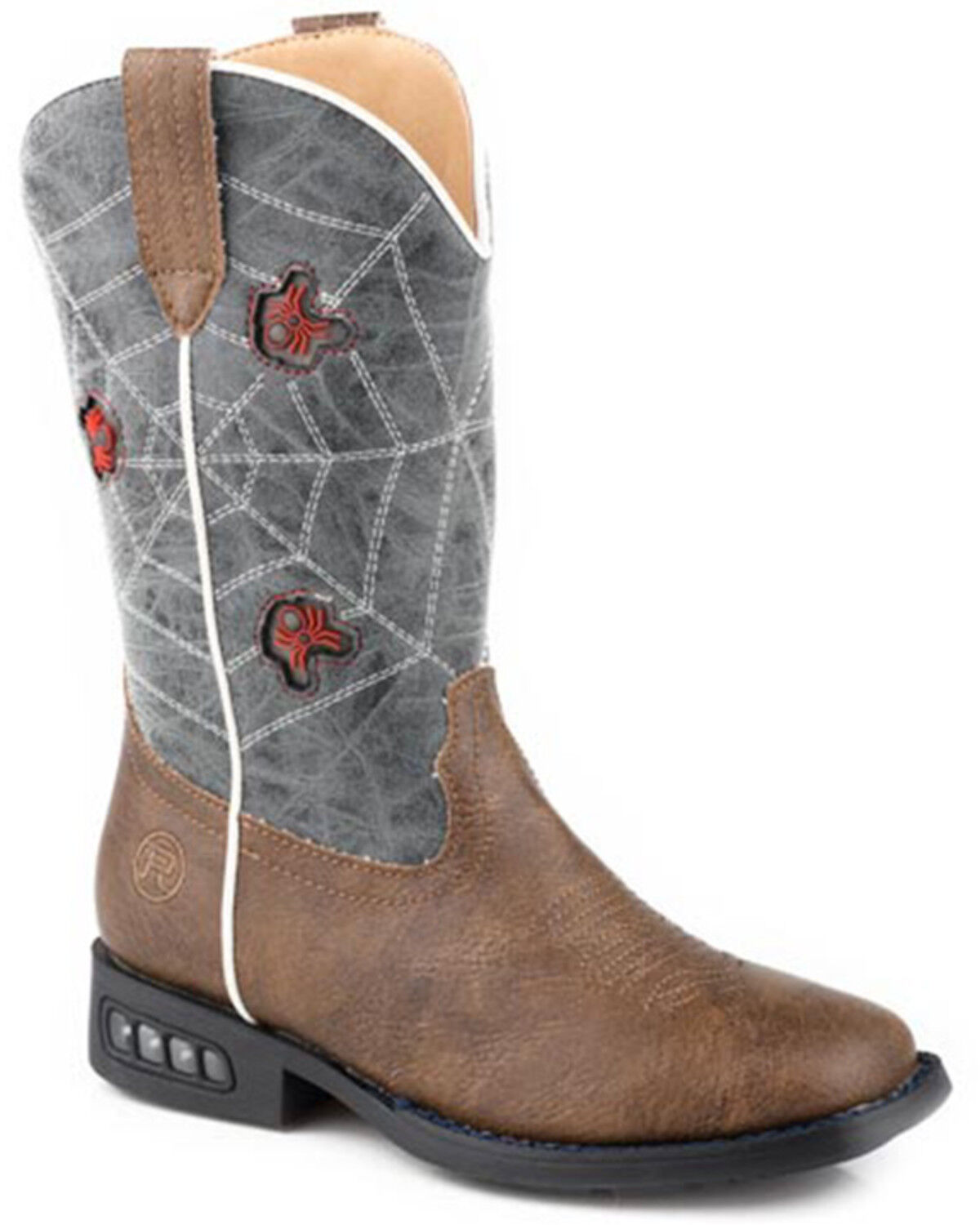 Roper Boys' Spidie Western Boots - Broad Square Toe