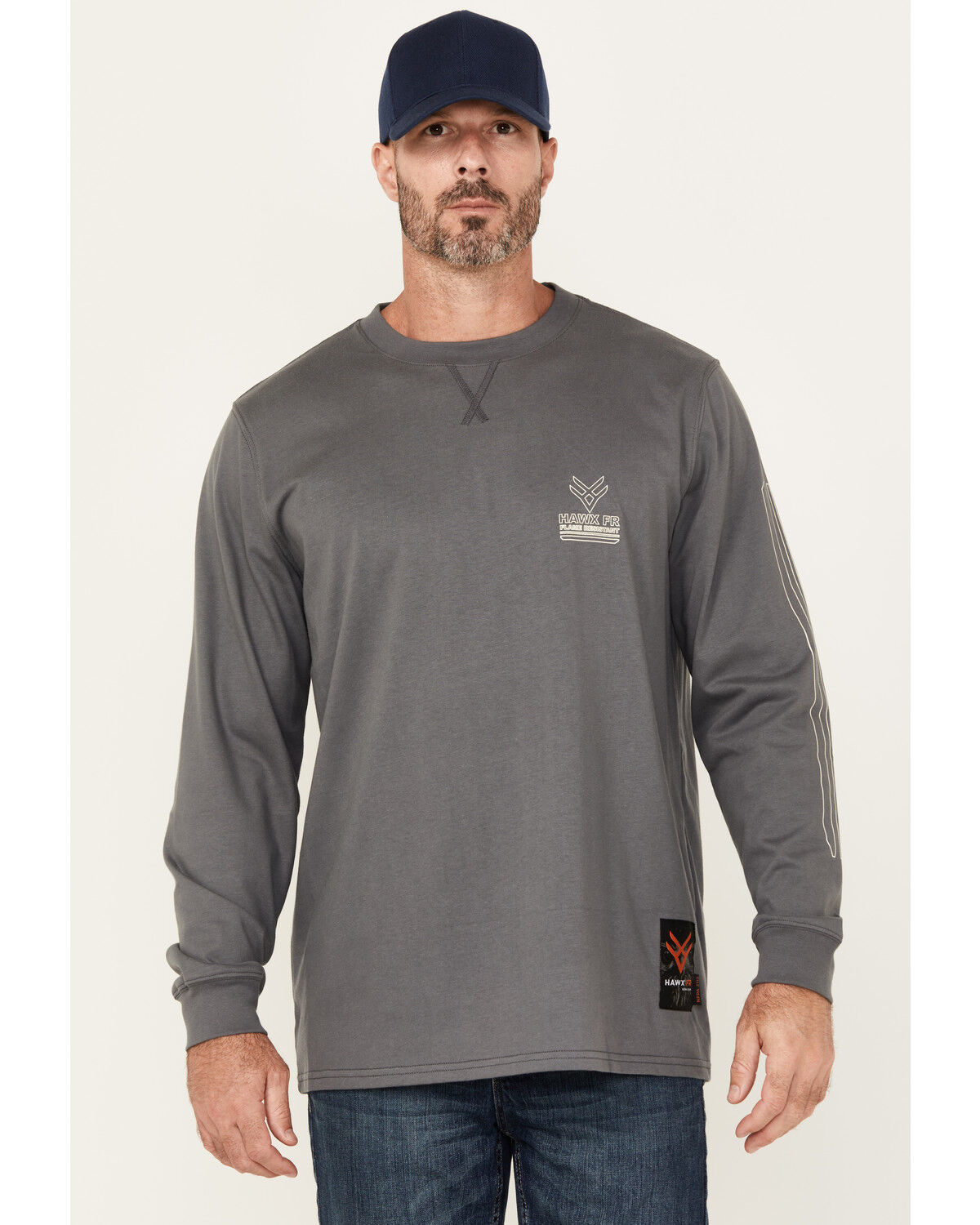 Hawx Men's FR Hawx Long Sleeve Graphic Work T-Shirt
