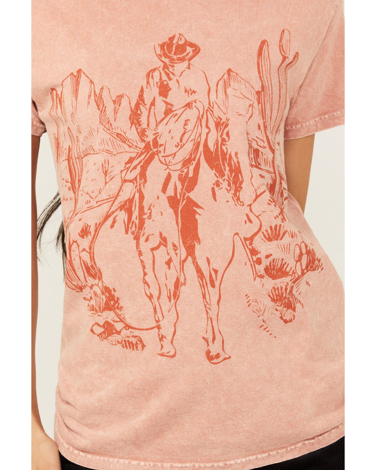 Youth in Revolt Women's Cowboy Short Sleeve Graphic Tee