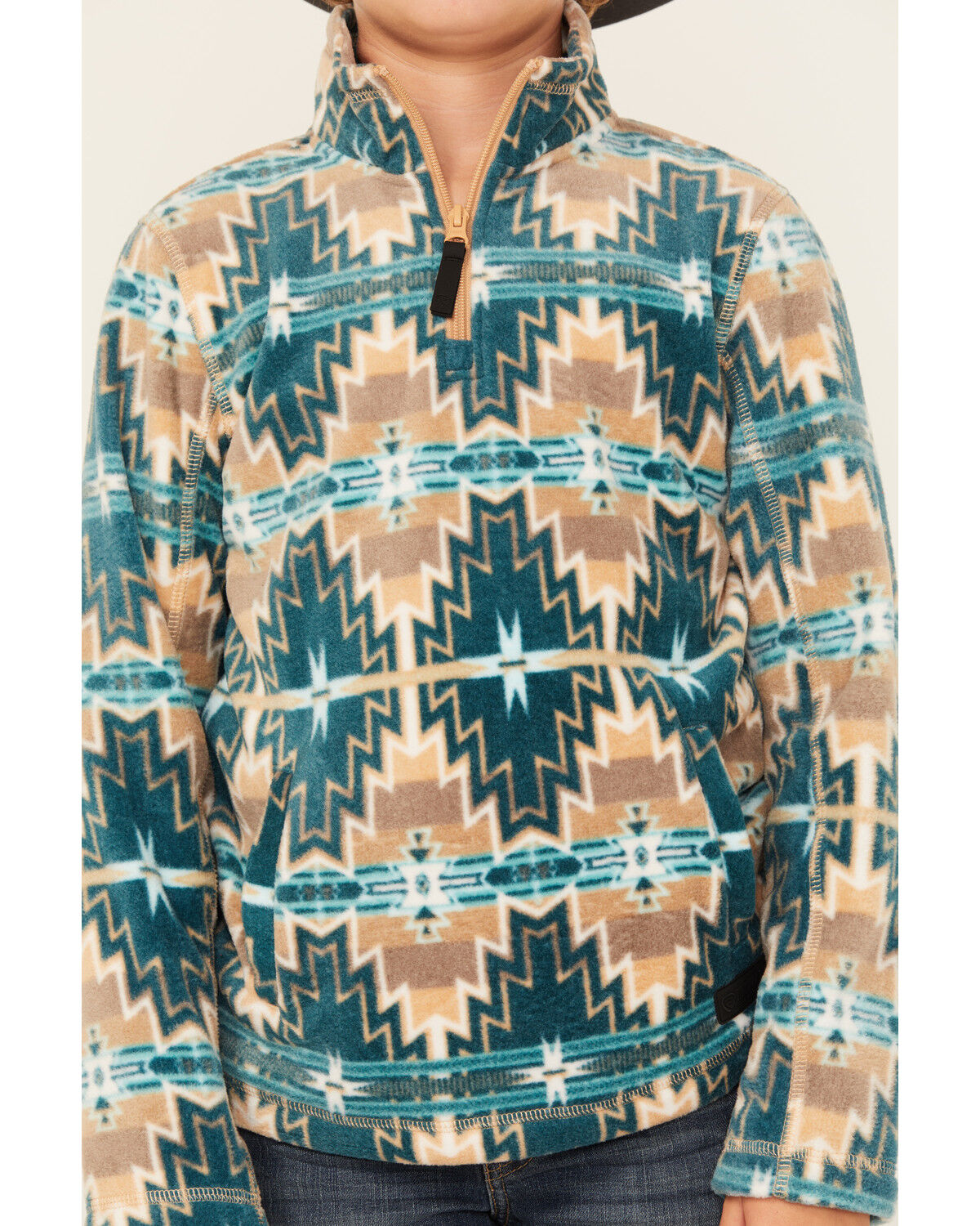 Rock & Roll Denim Boys' Southwestern Print Fleece Pullover