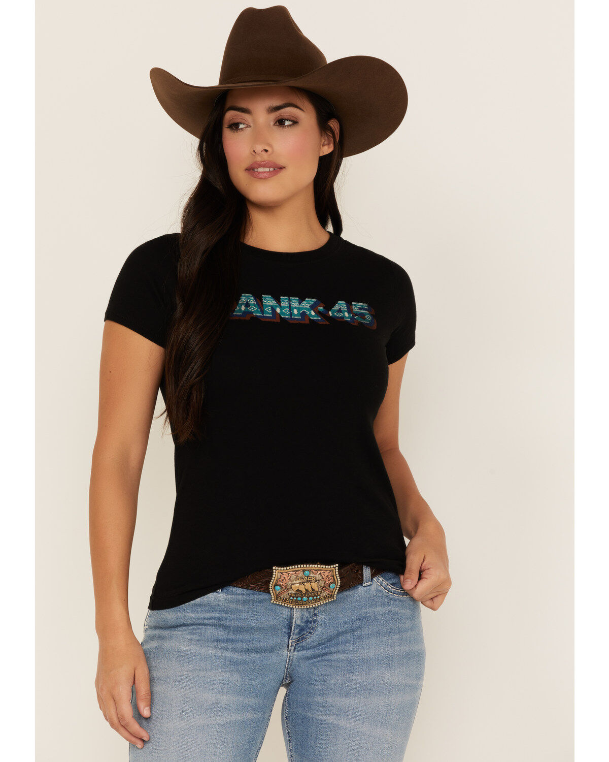 RANK 45® Women's Southwestern Serape Logo Graphic Tee