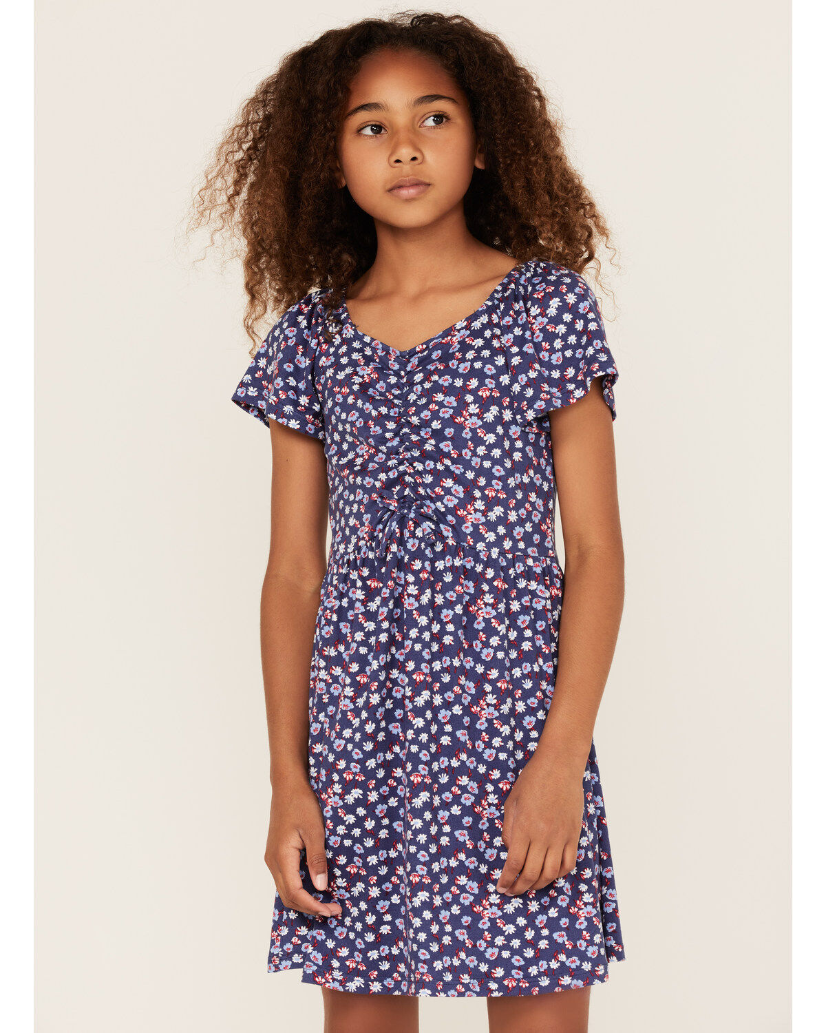 Shyanne Girls' Ditsy Floral Flowy Dress