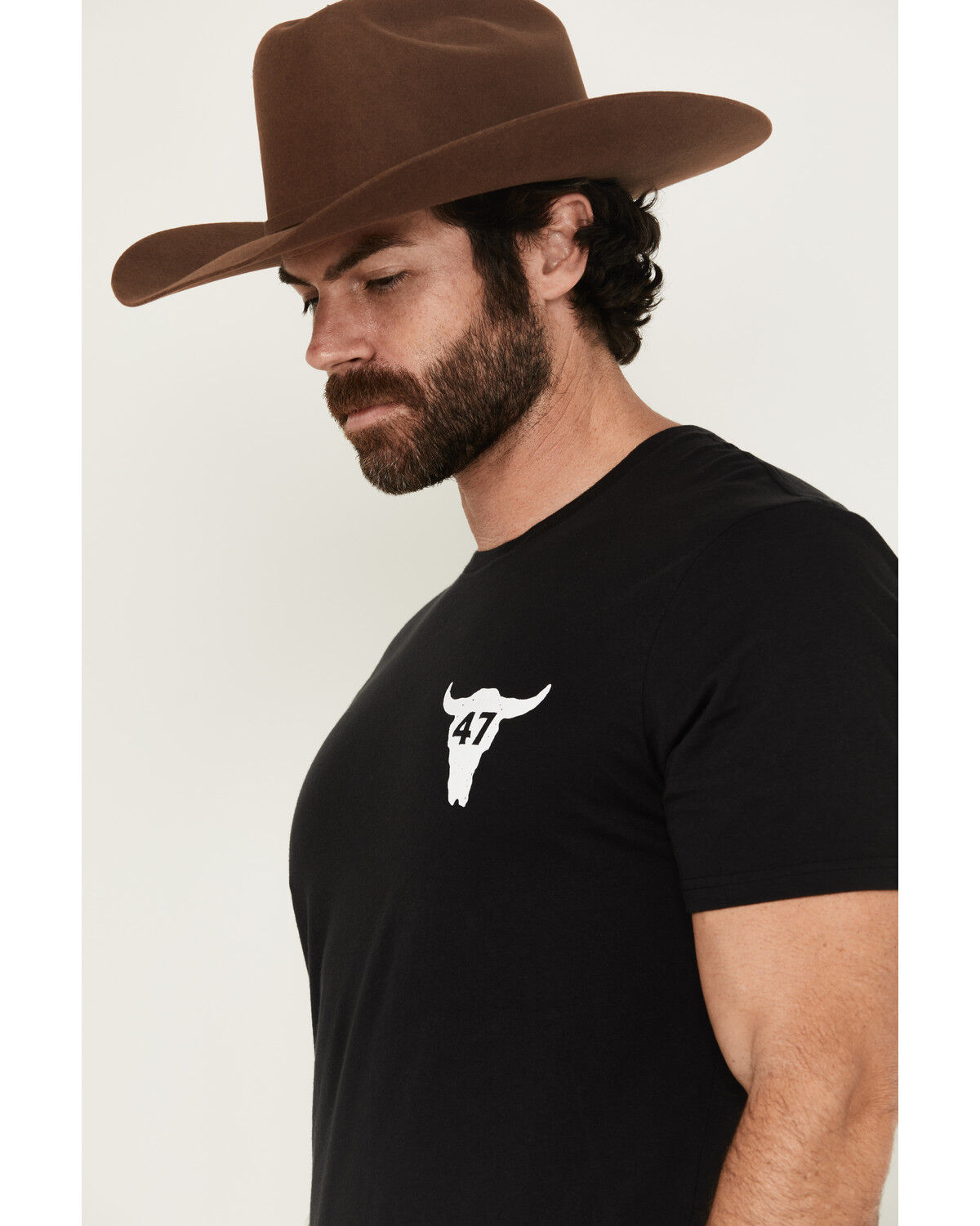 Wrangler Men's Boot Barn Exclusive Steer Head Logo Short Sleeve Graphic T-Shirt