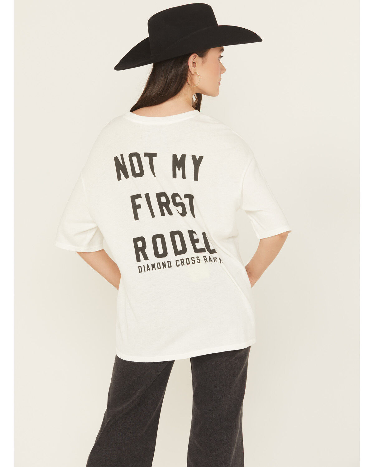 Z Supply x Diamond Cross Ranch Women's Howdy Not My First Rodeo Short Sleeve Graphic Tee